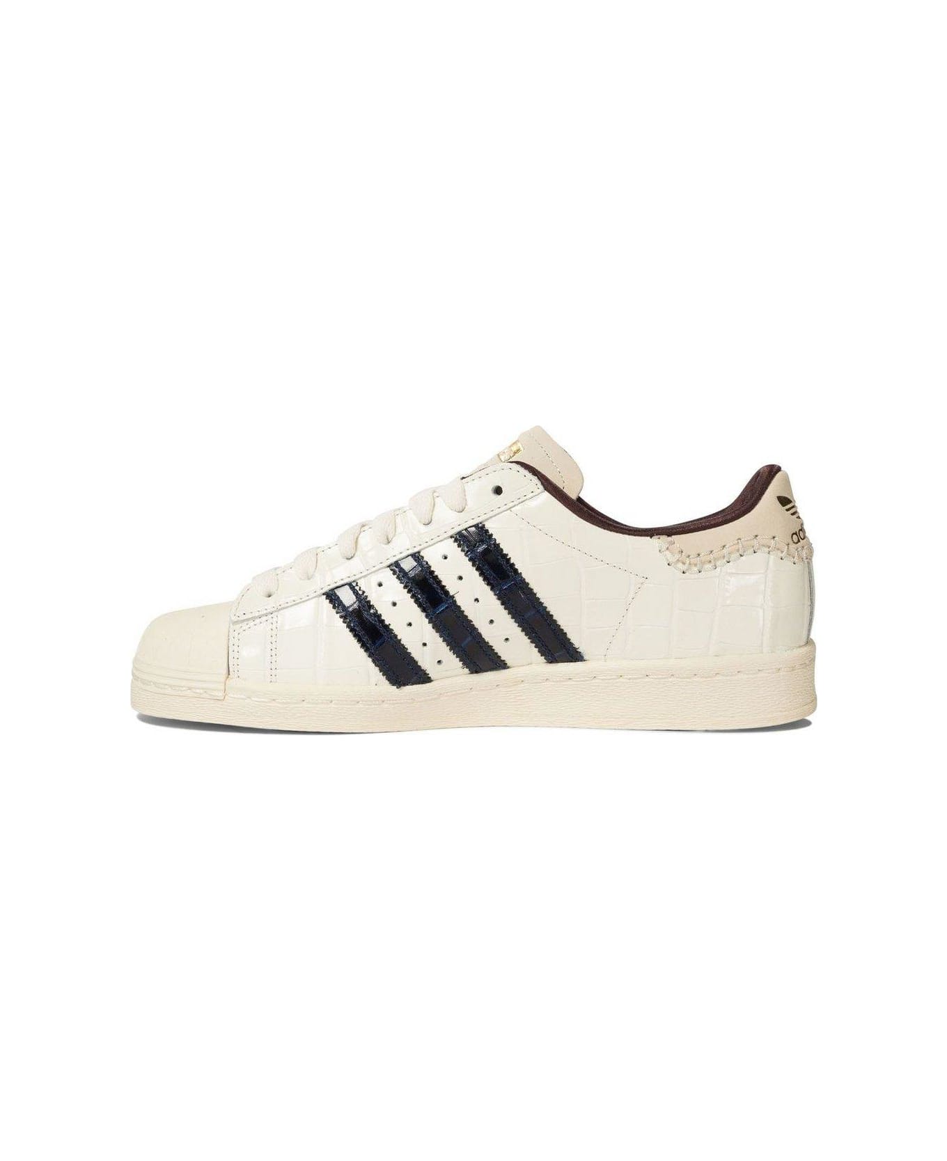Adidas X Wales Bonner Superstar Embossed Sneakers - WHITE