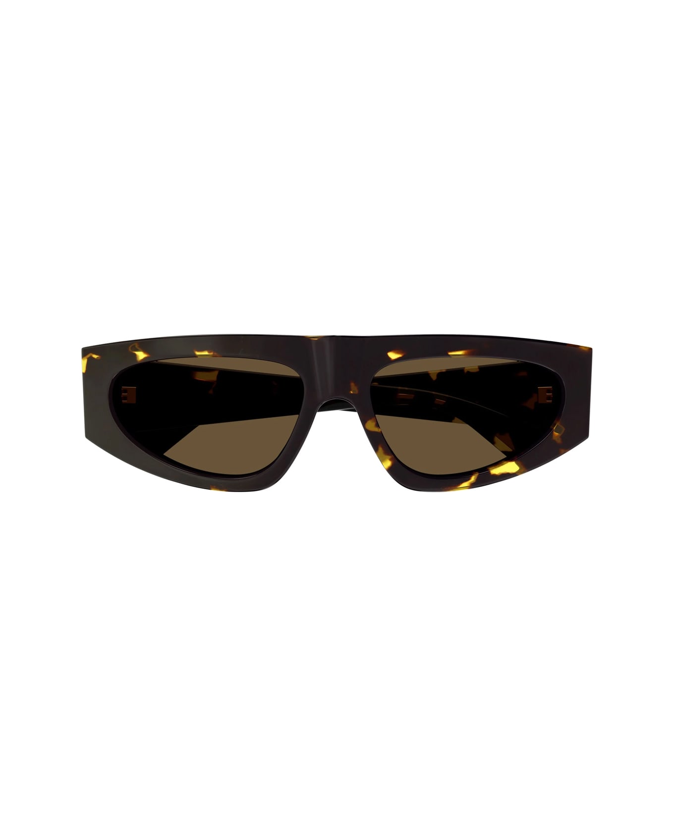 Bottega Veneta Eyewear Bv1277s Tri-fold-line New Classic 002 Sunglasses - Marrone