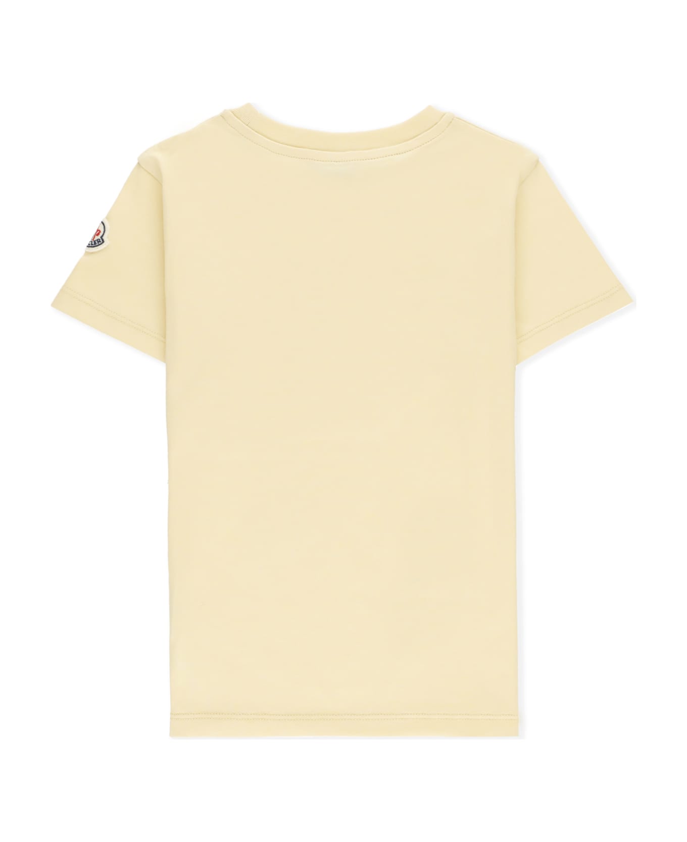 Moncler T-shirt With Strass - Yellow