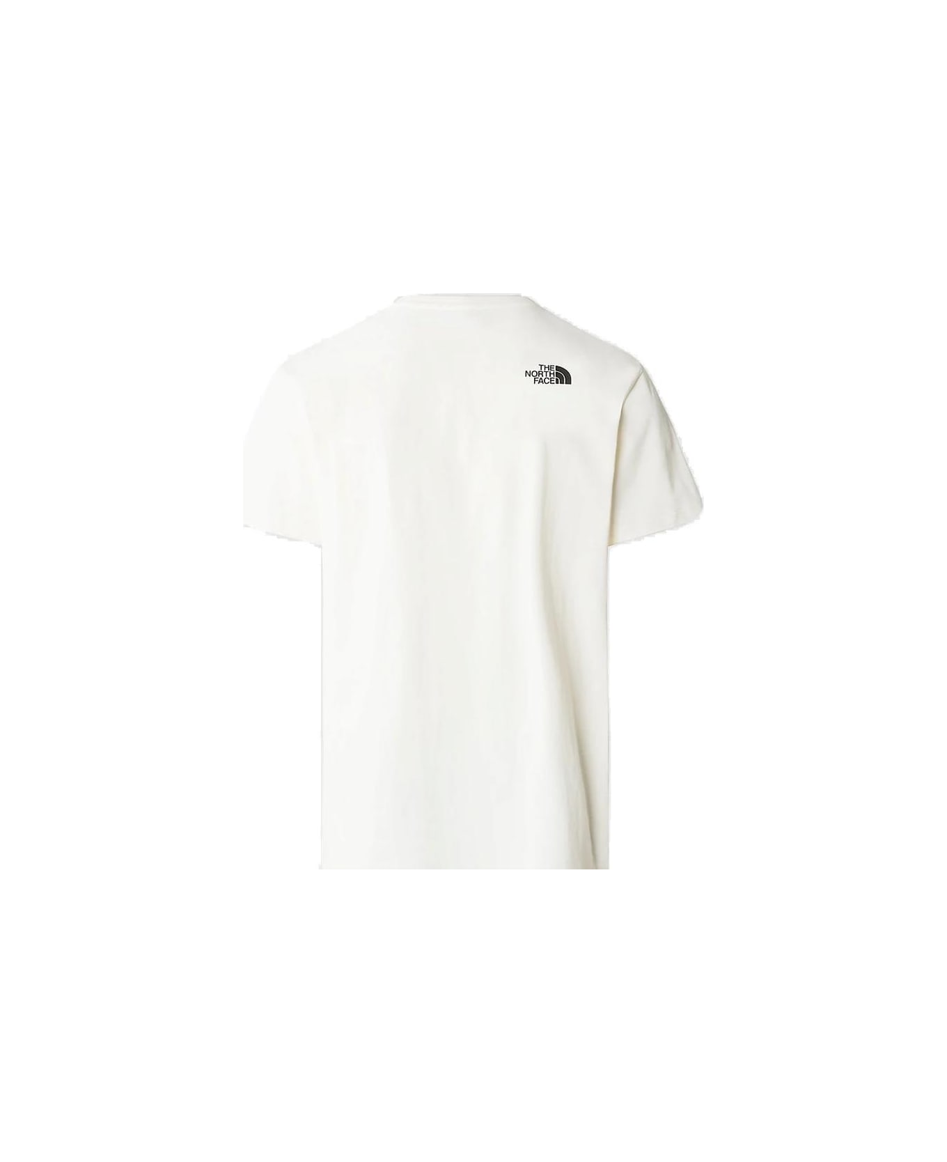 The North Face Logo-printed Crewneck T-shirt - White dune/optic emeral シャツ