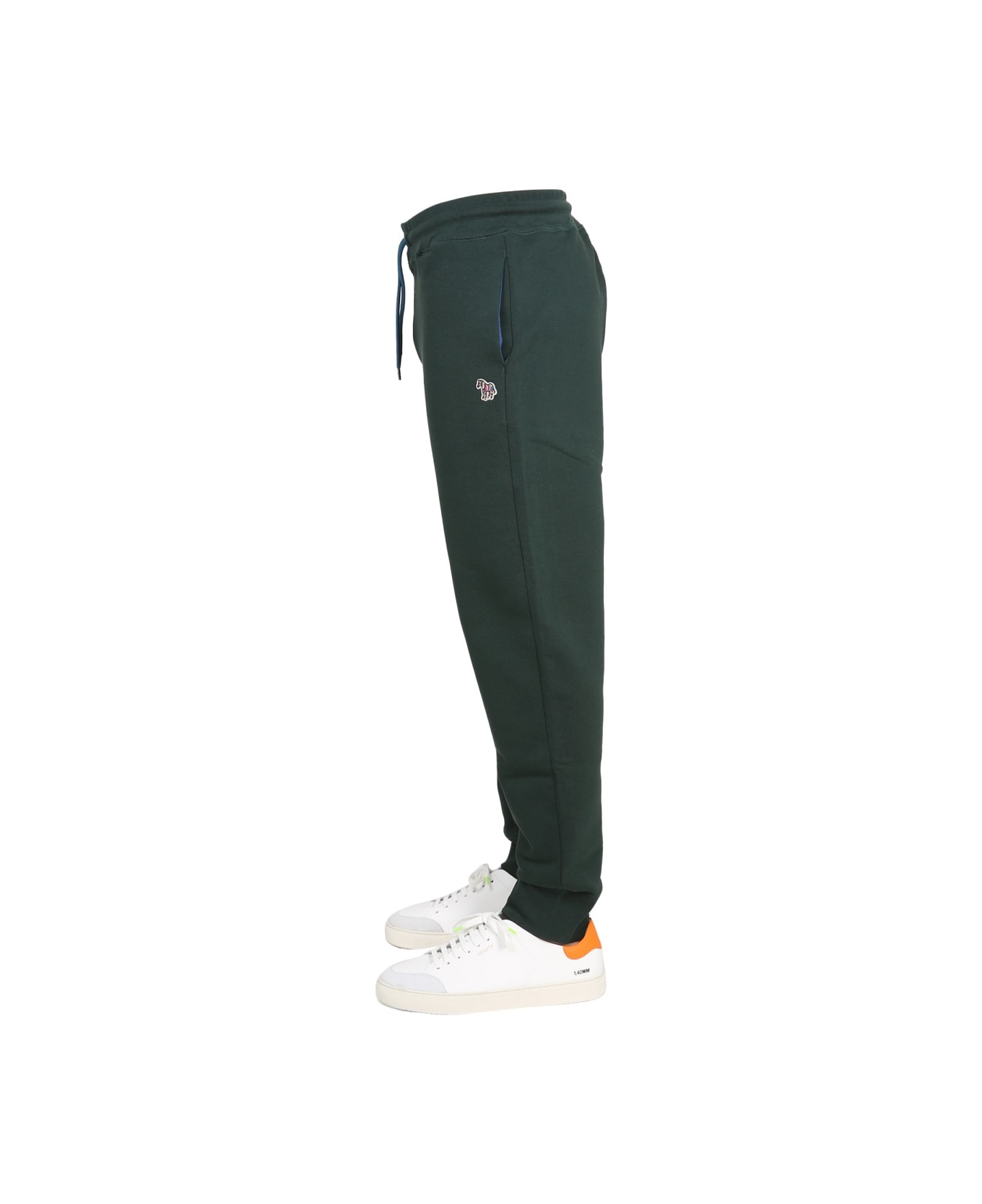 PS by Paul Smith Jogging Pants With "multicolor Zebra" Patch - GREEN