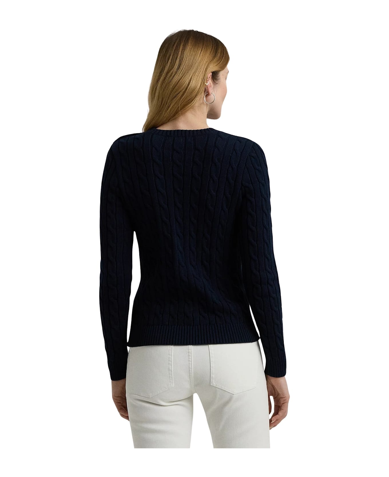 Ralph Lauren Montiva Long Sleeve Pullover - Lauren Navy