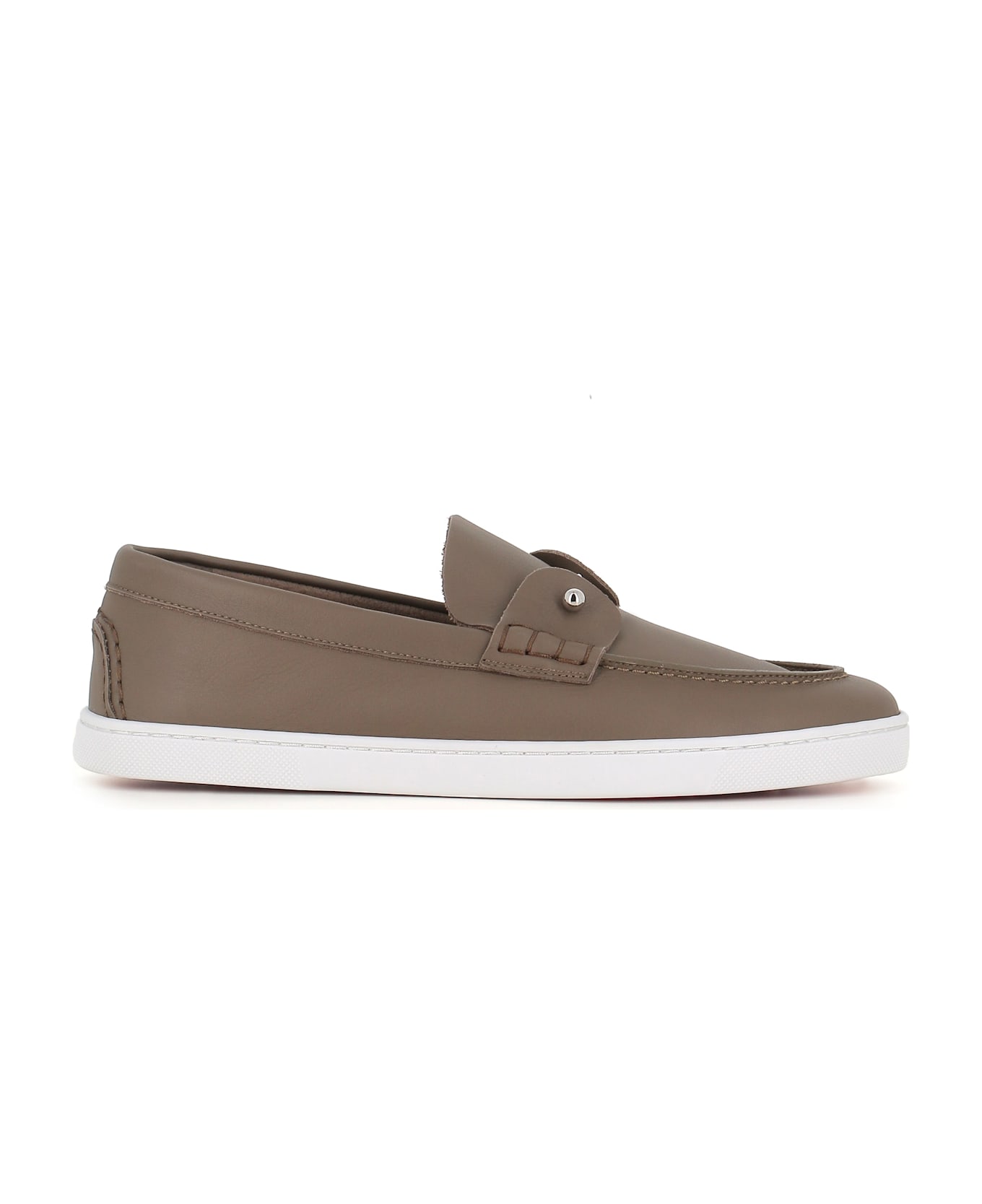 Christian Louboutin Slip-on Chambeliboat Flat - Taupe