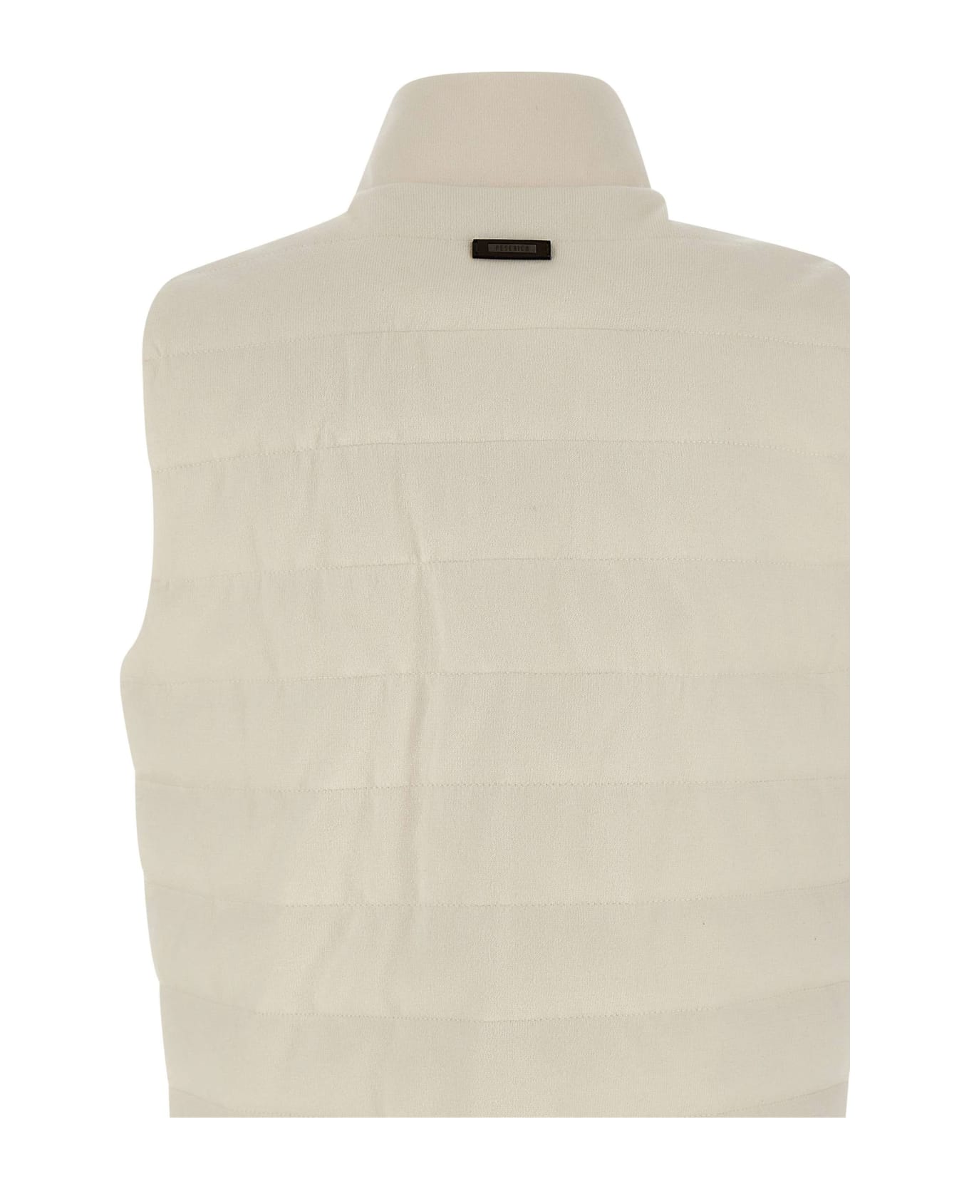 Peserico Extrasoft Cotton To Touch Vest - WHITE