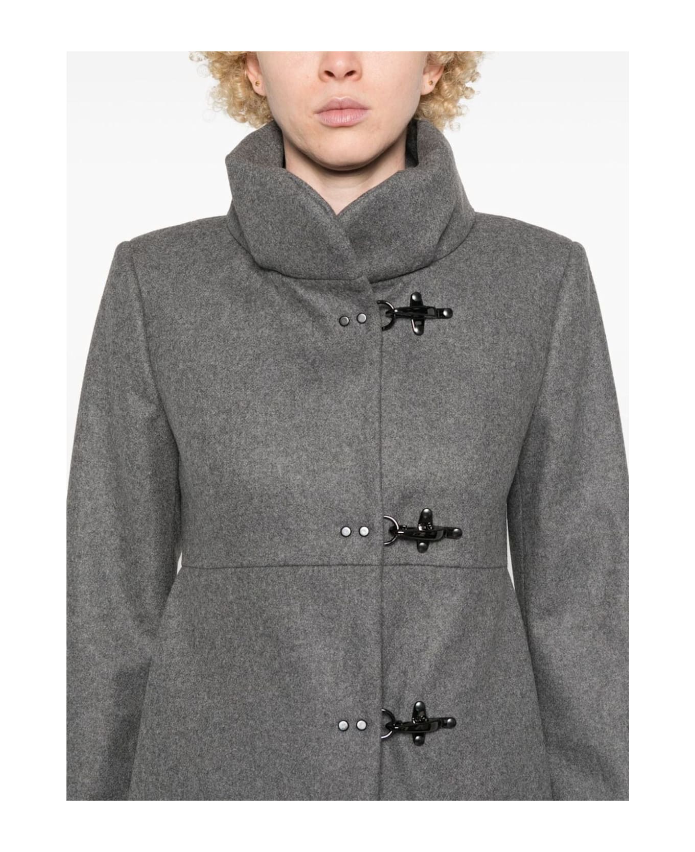 Fay Anthracite Grey Romantic Coat