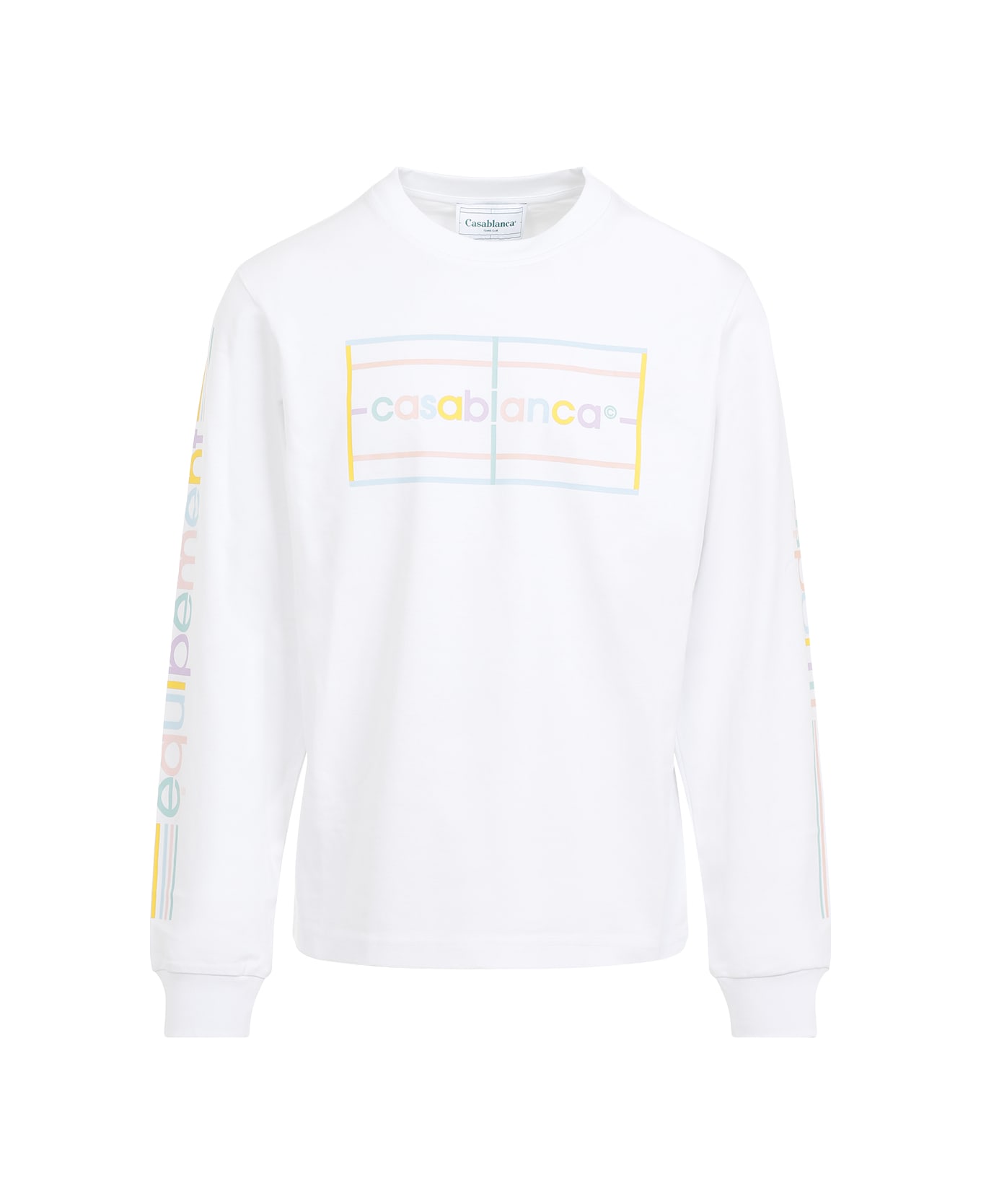 Casablanca Pastel Court Screen T-shirt - Pastel Court