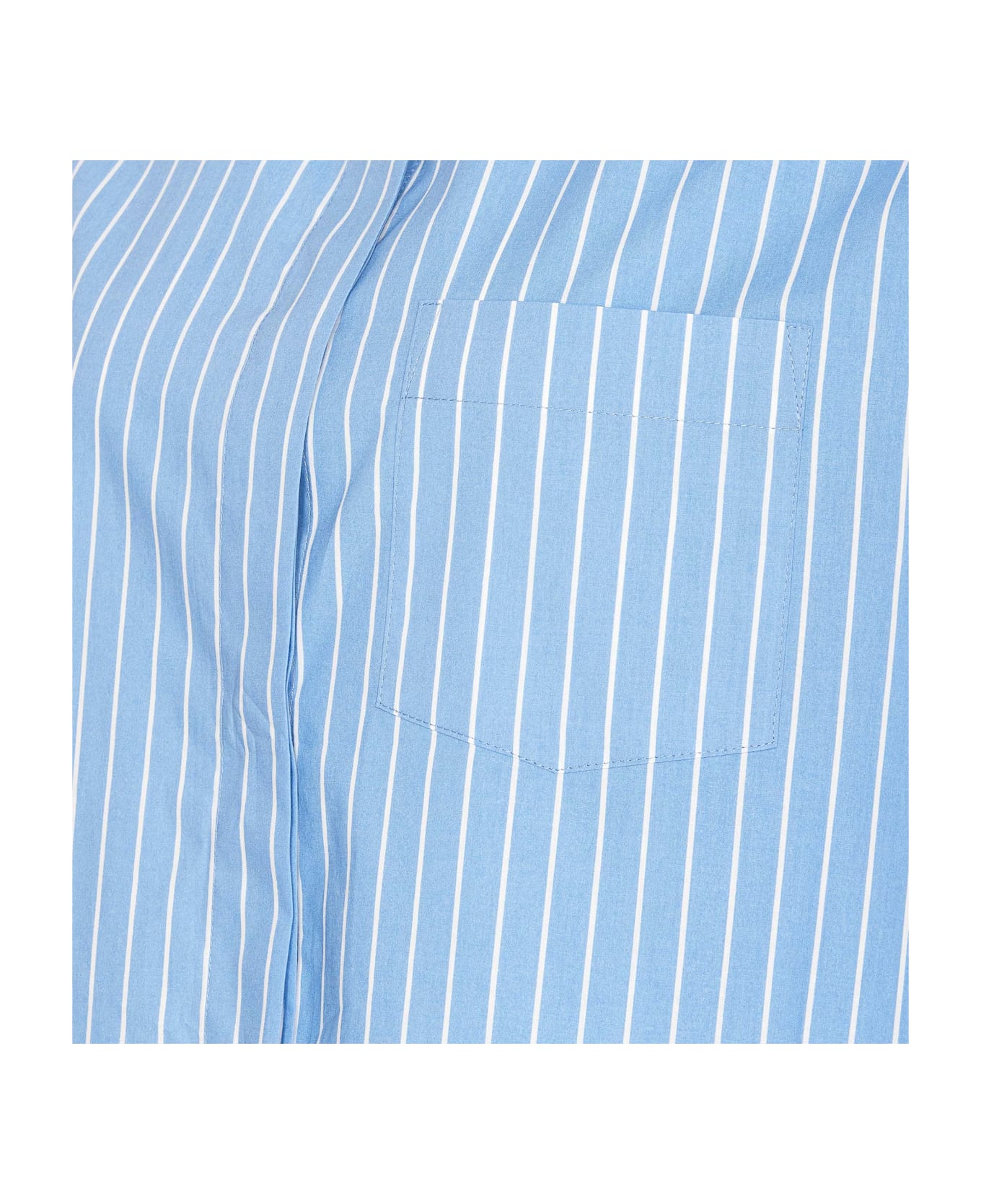 Liu-Jo Striped Over Shirt - Blue