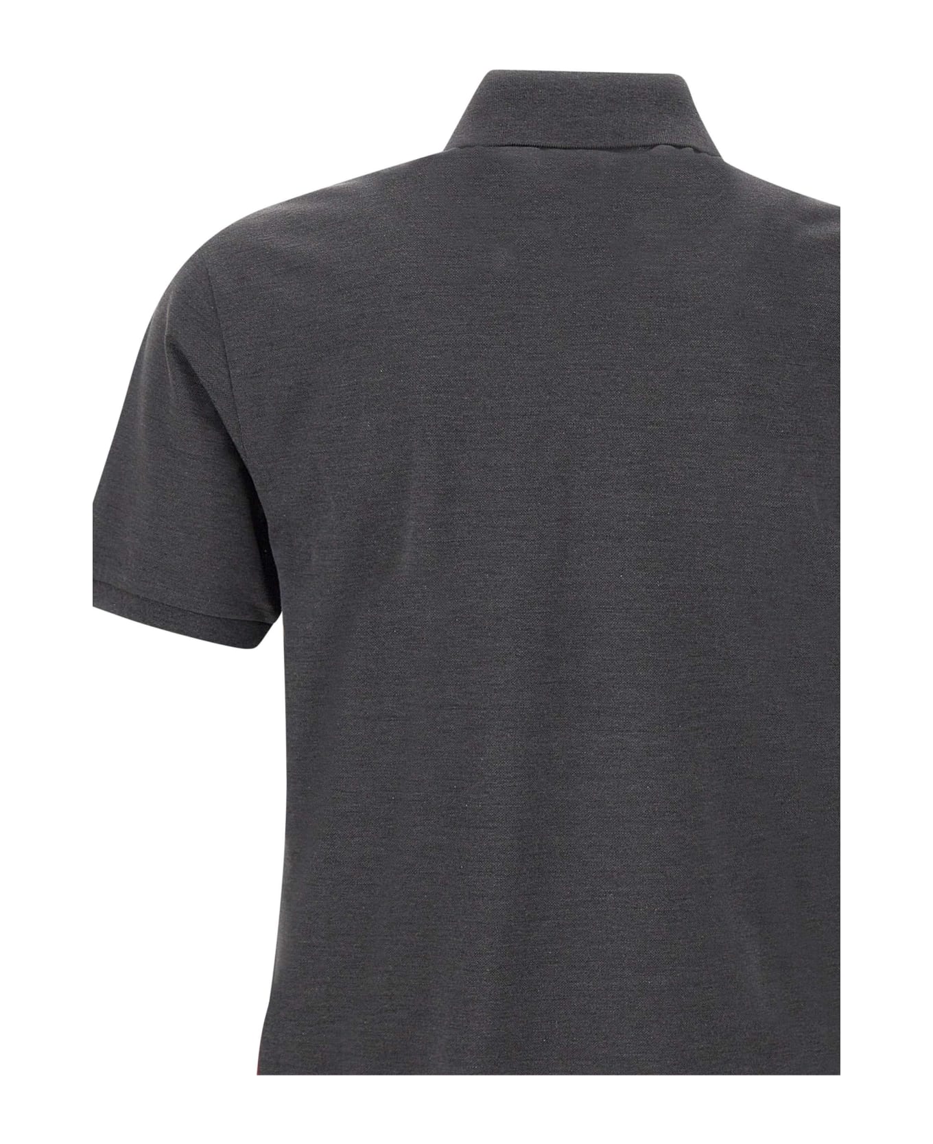 Thom Browne 
ss Pocket
cotton Polo Shirt - GREY ポロシャツ