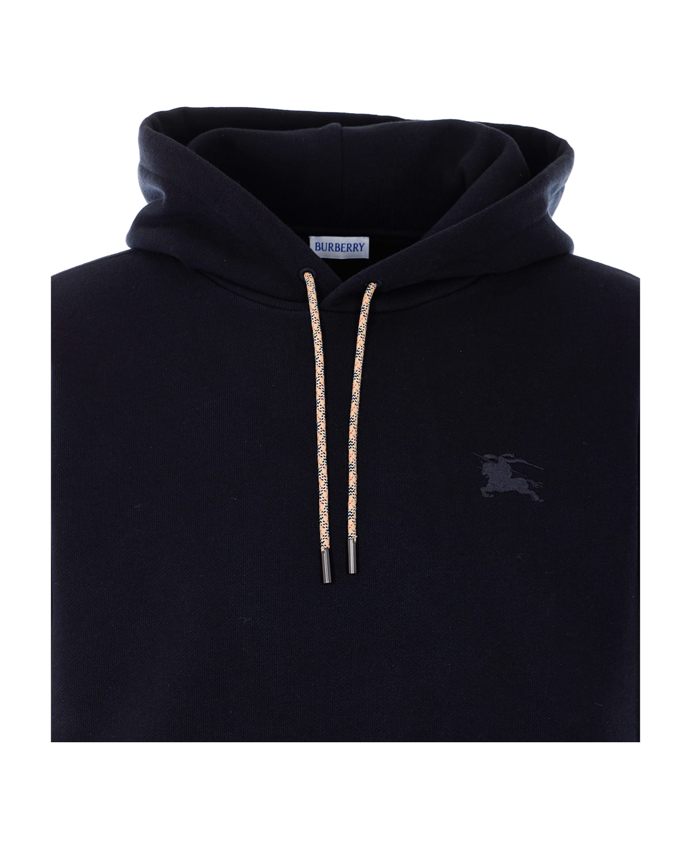 Burberry Knight Stamp Hoodie - Black