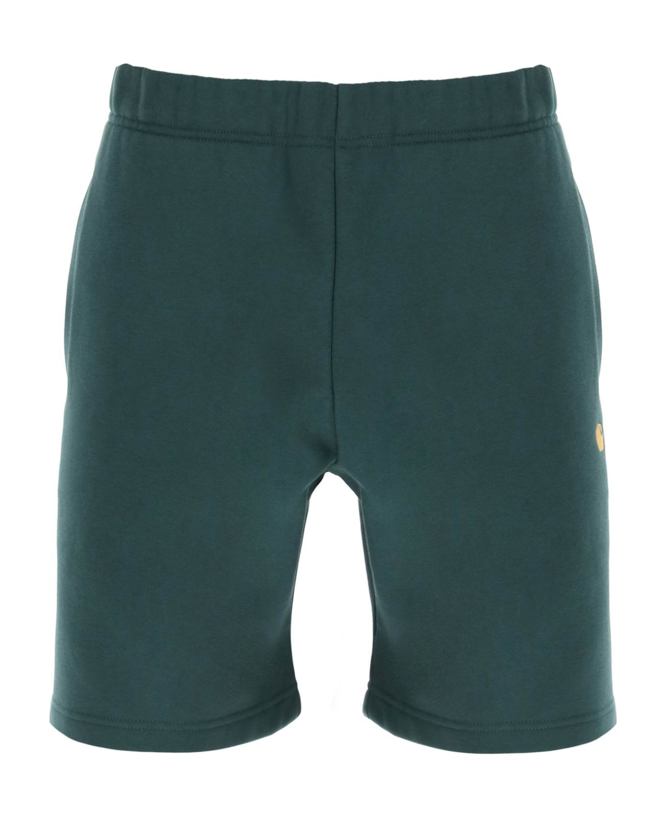 Carhartt Chase Sweat Shorts - DISCOVERY GREEN GOLD (Green)