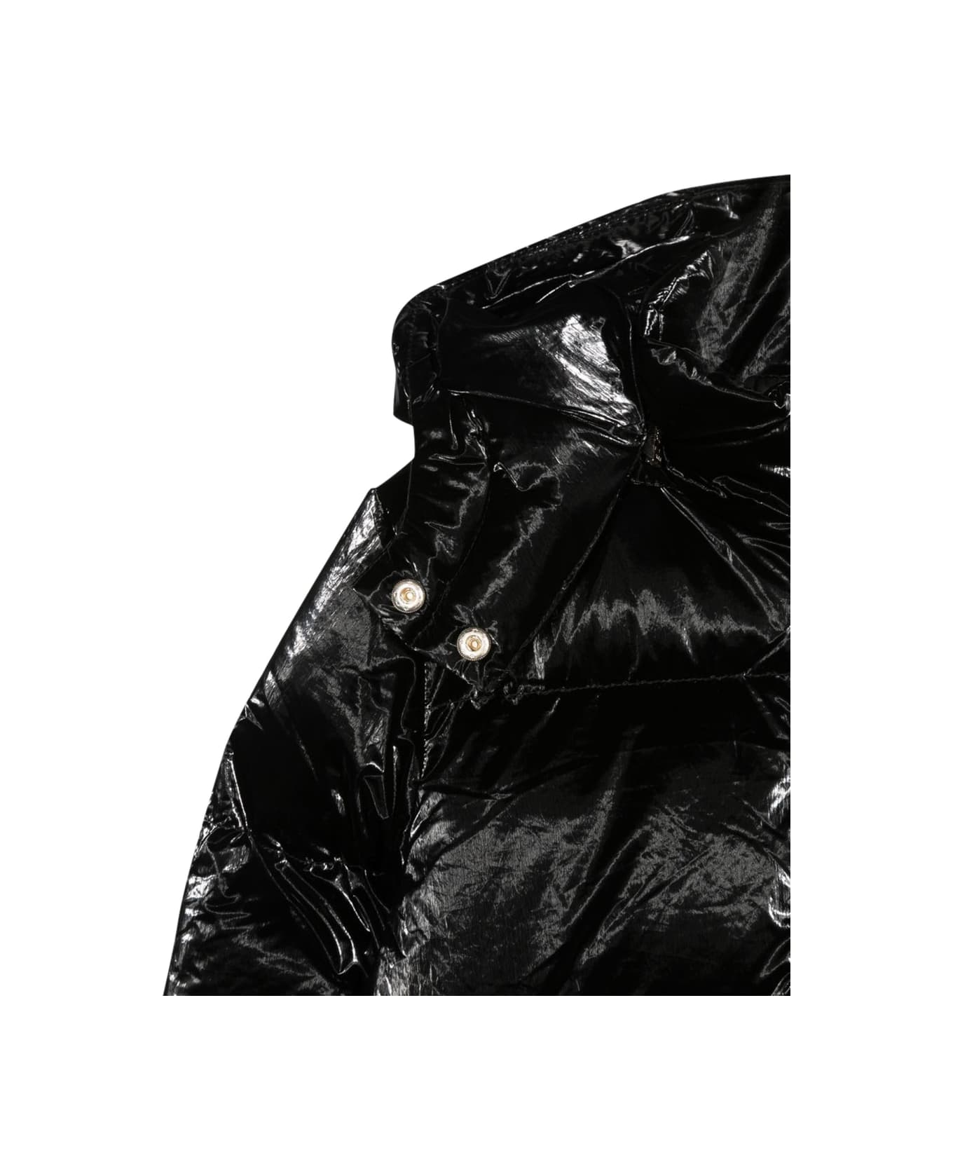 Michael Kors Down Jacket With Hood - BLACK コート＆ジャケット