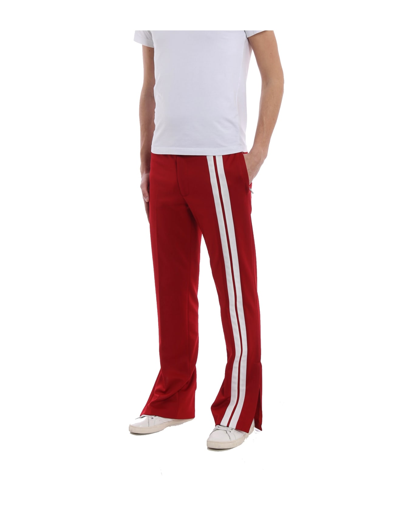 Valentino garavani Side Bands Tracksuit Pants - Red