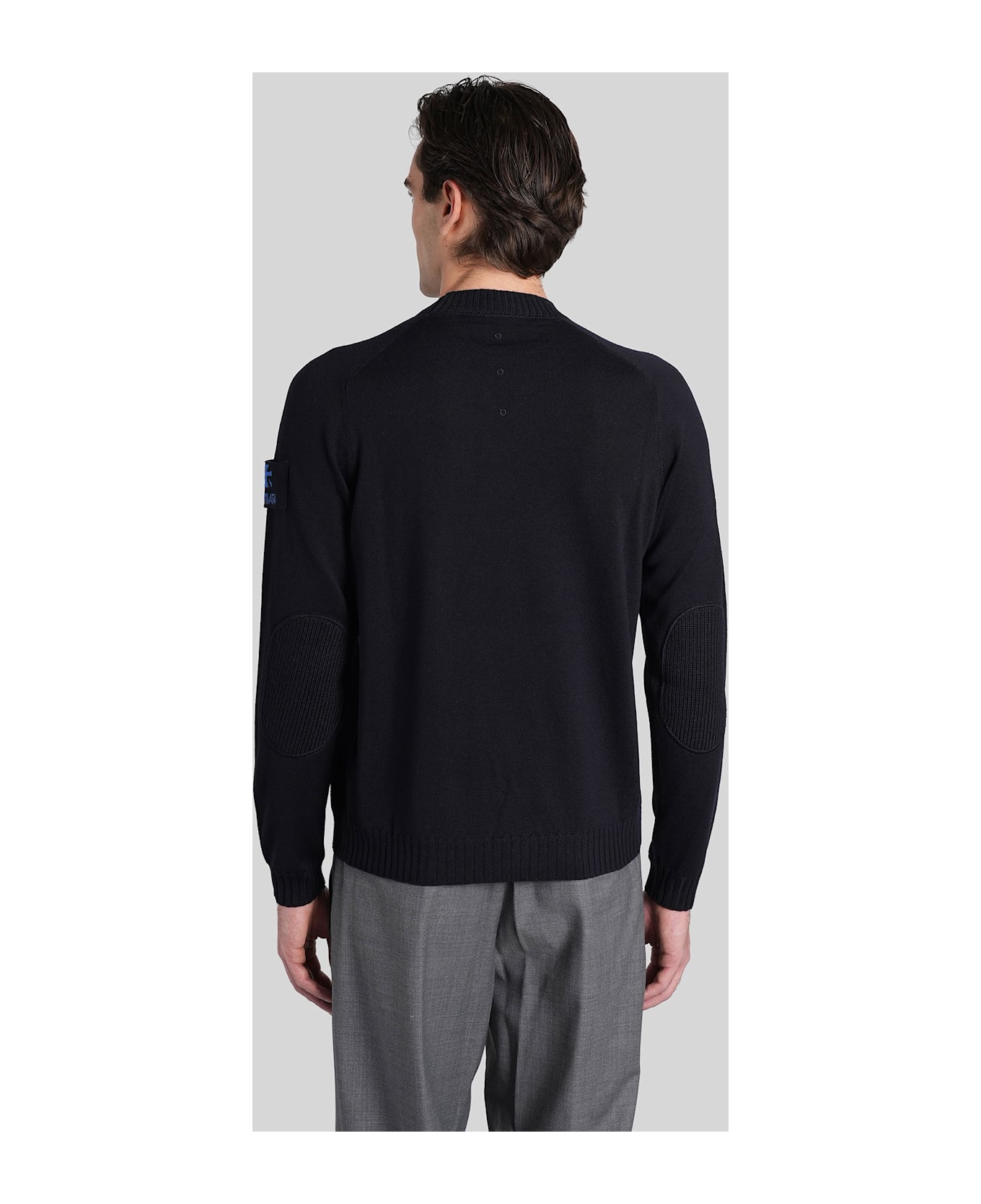 Premiata Wool In Blue Cotton - blue