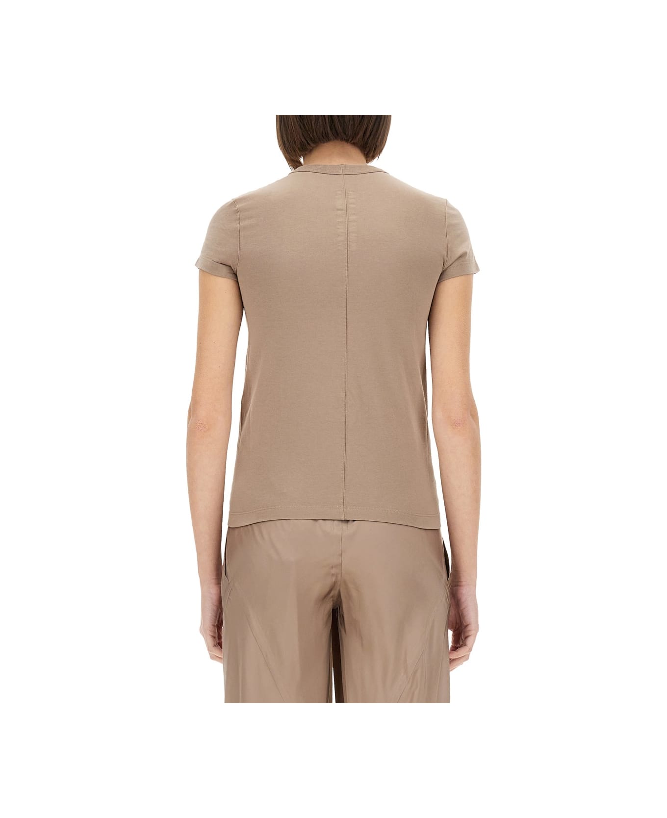 Rick Owens Cropped T-shirt - NUDE