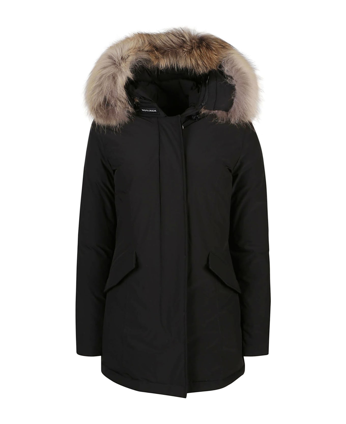 Woolrich Luxury Arctic Raccoon Parka - Black