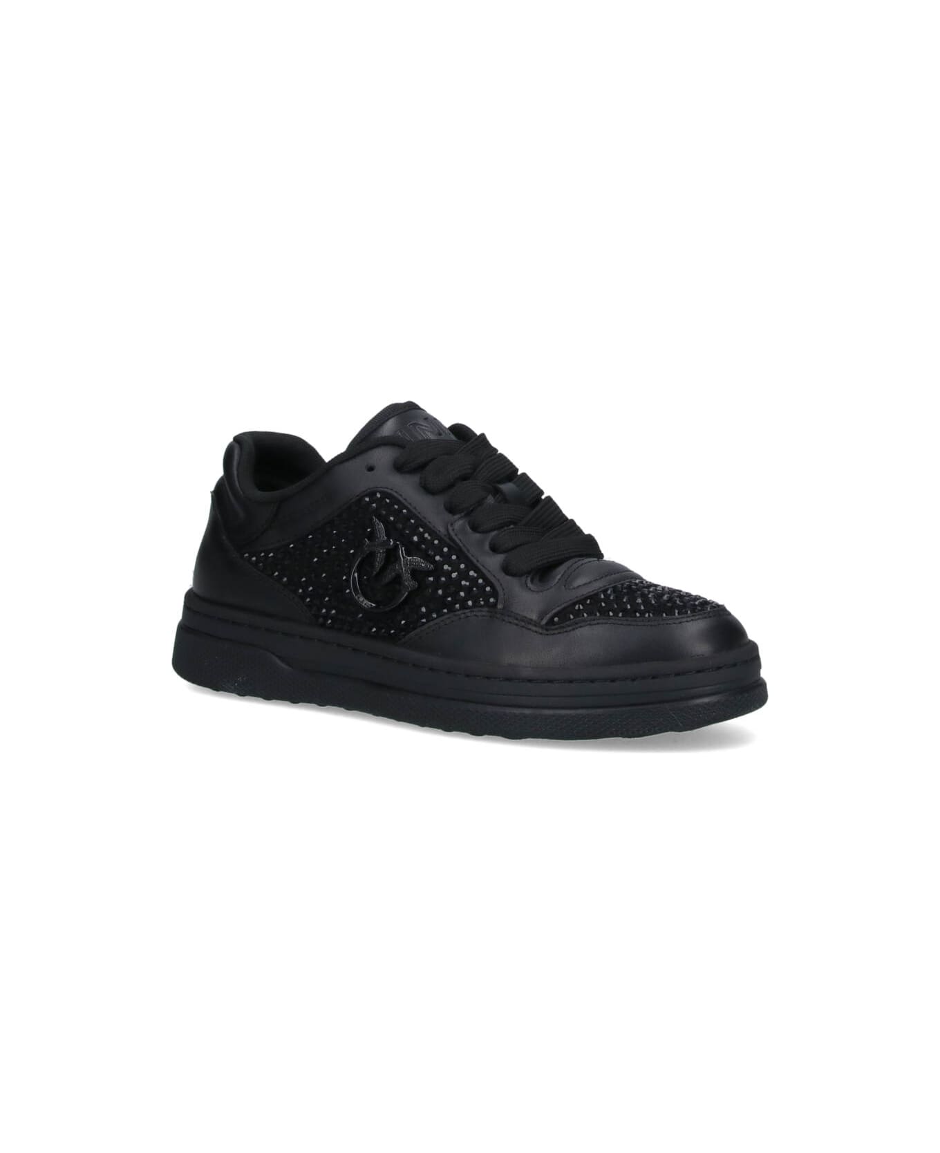 Pinko 'mandy' Rhinestone Sneakers - Black スニーカー