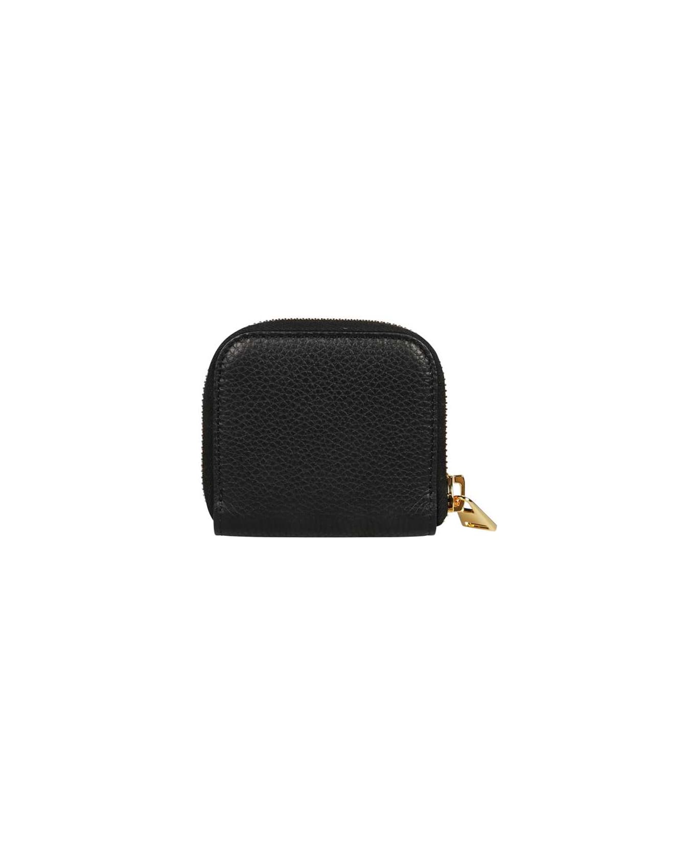 Tom Ford Leather Coin Purse - black