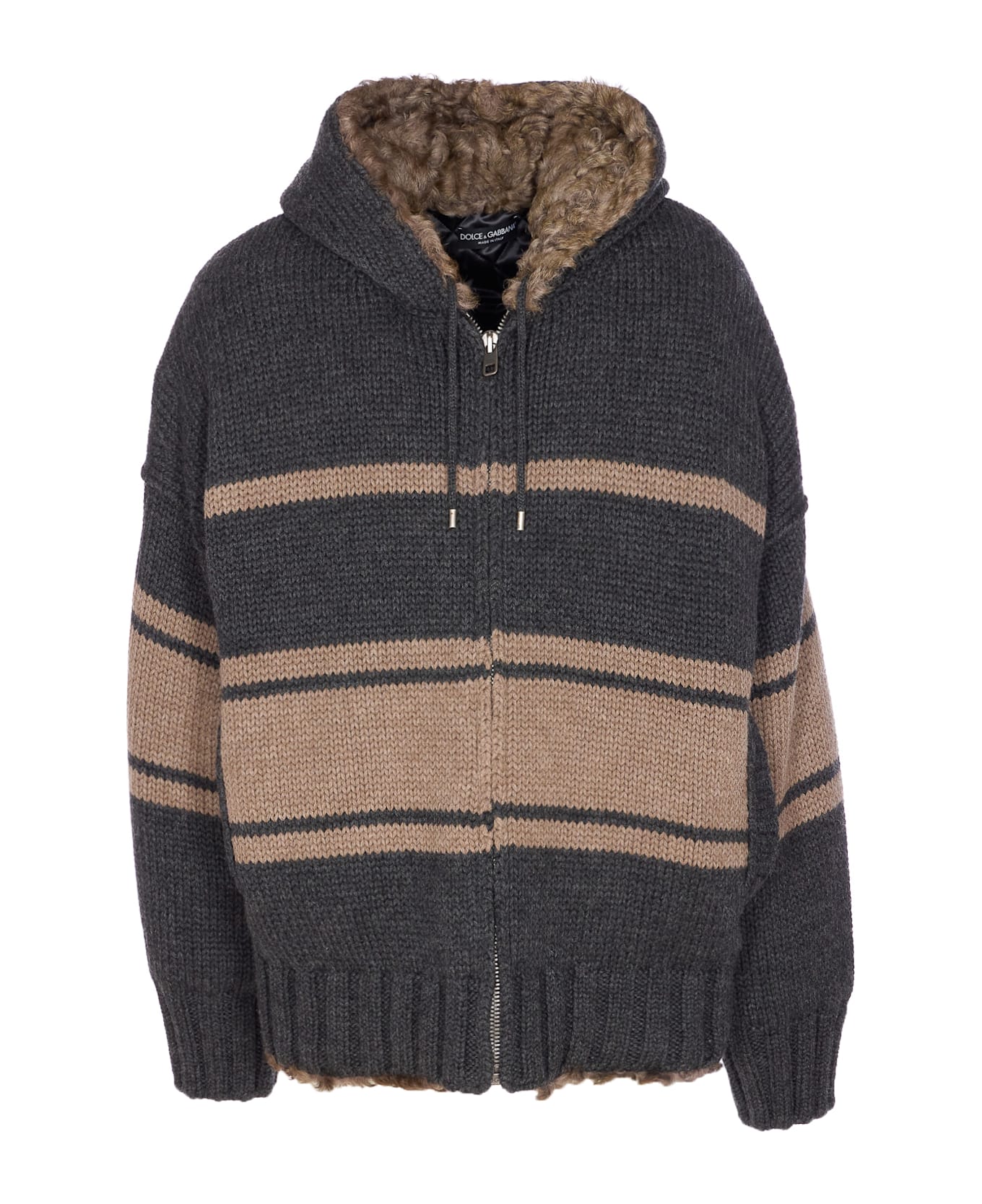 Dolce 
Gabbana Knitted Jacket - Grey