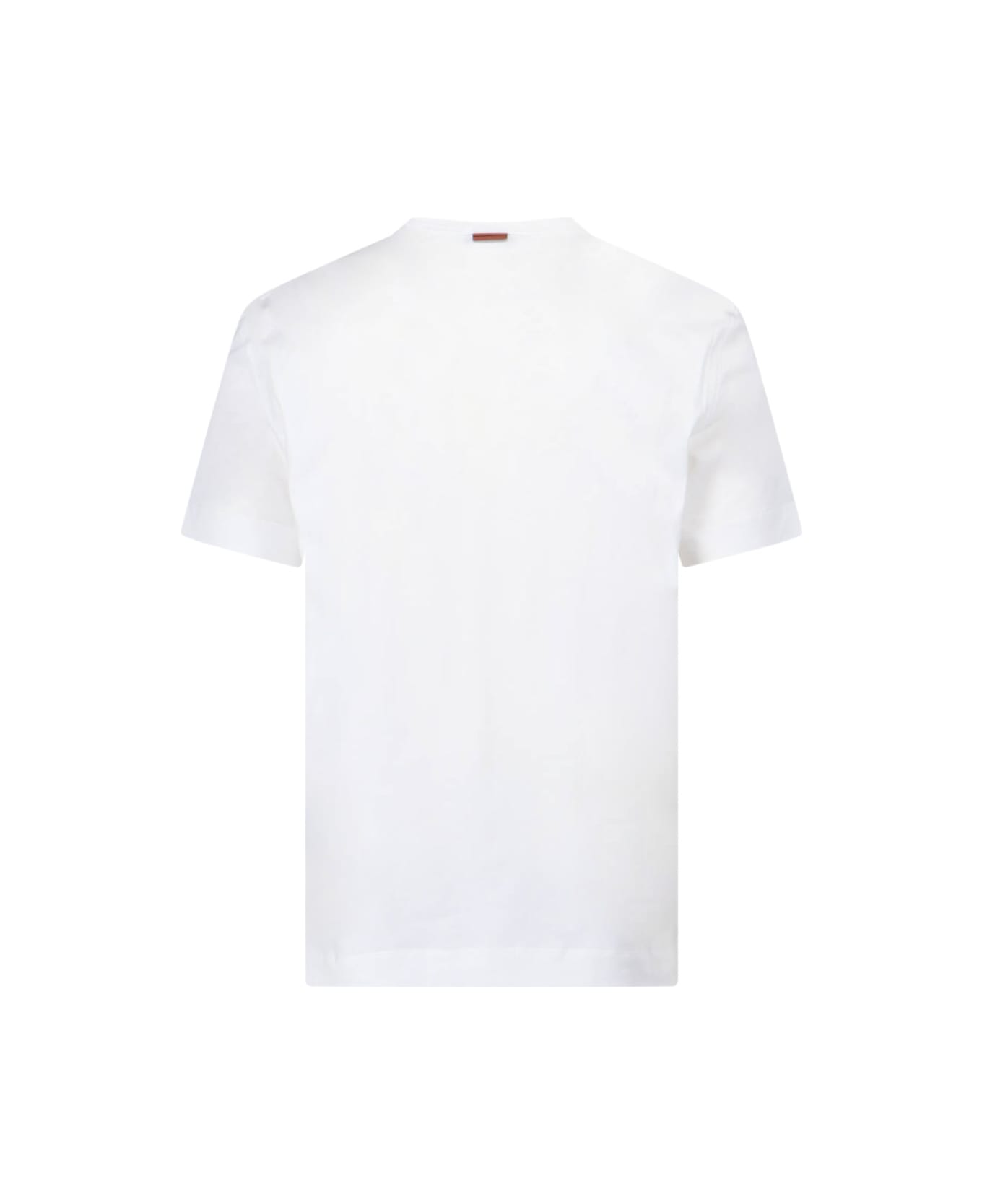 Zegna Logo T-shirt - White