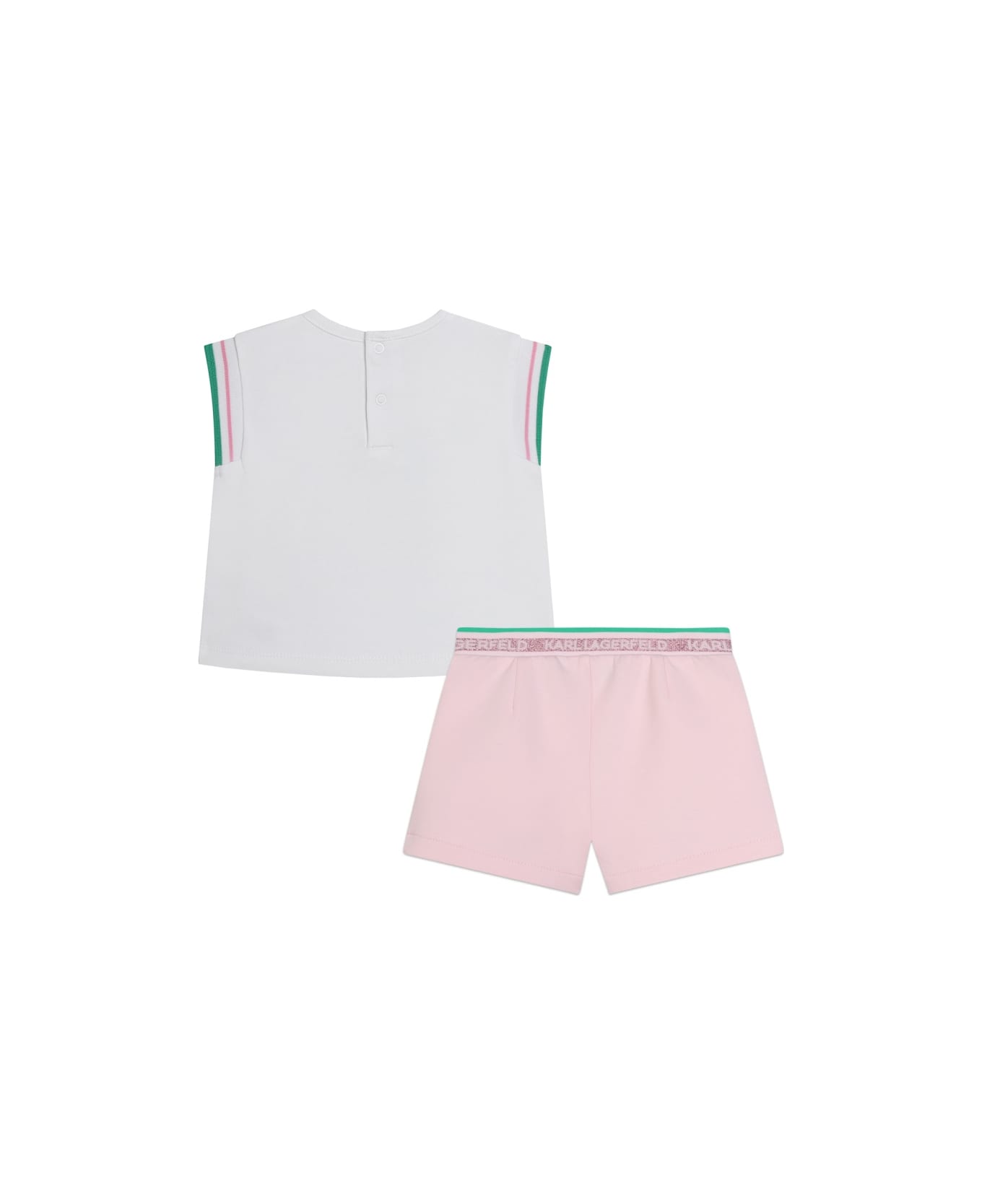 Karl Lagerfeld Tee Shirt+short - WHITE