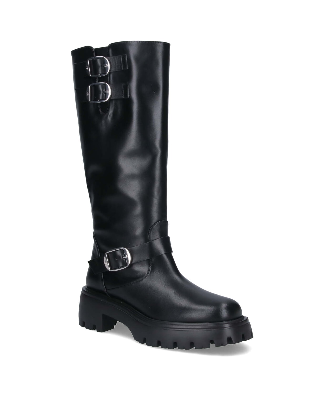 Stuart Weitzman 'emerson' Biker Boots - Black  