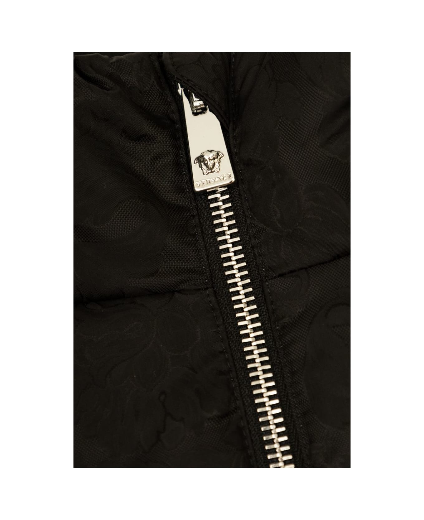 Versace Black Down Jacket Boy - Black