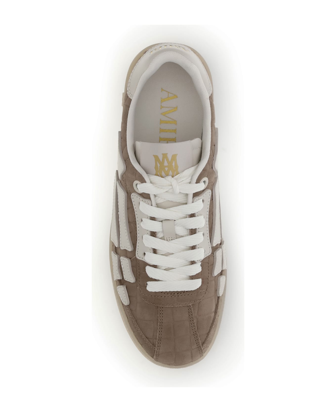 AMIRI Croc Debossed Pacific Bones Sneakers