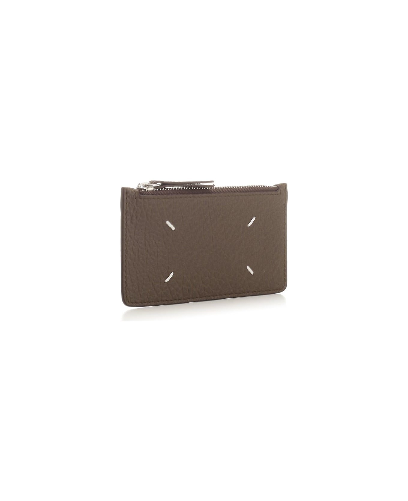 Maison Margiela "four Stitches" Card Holder - Brown