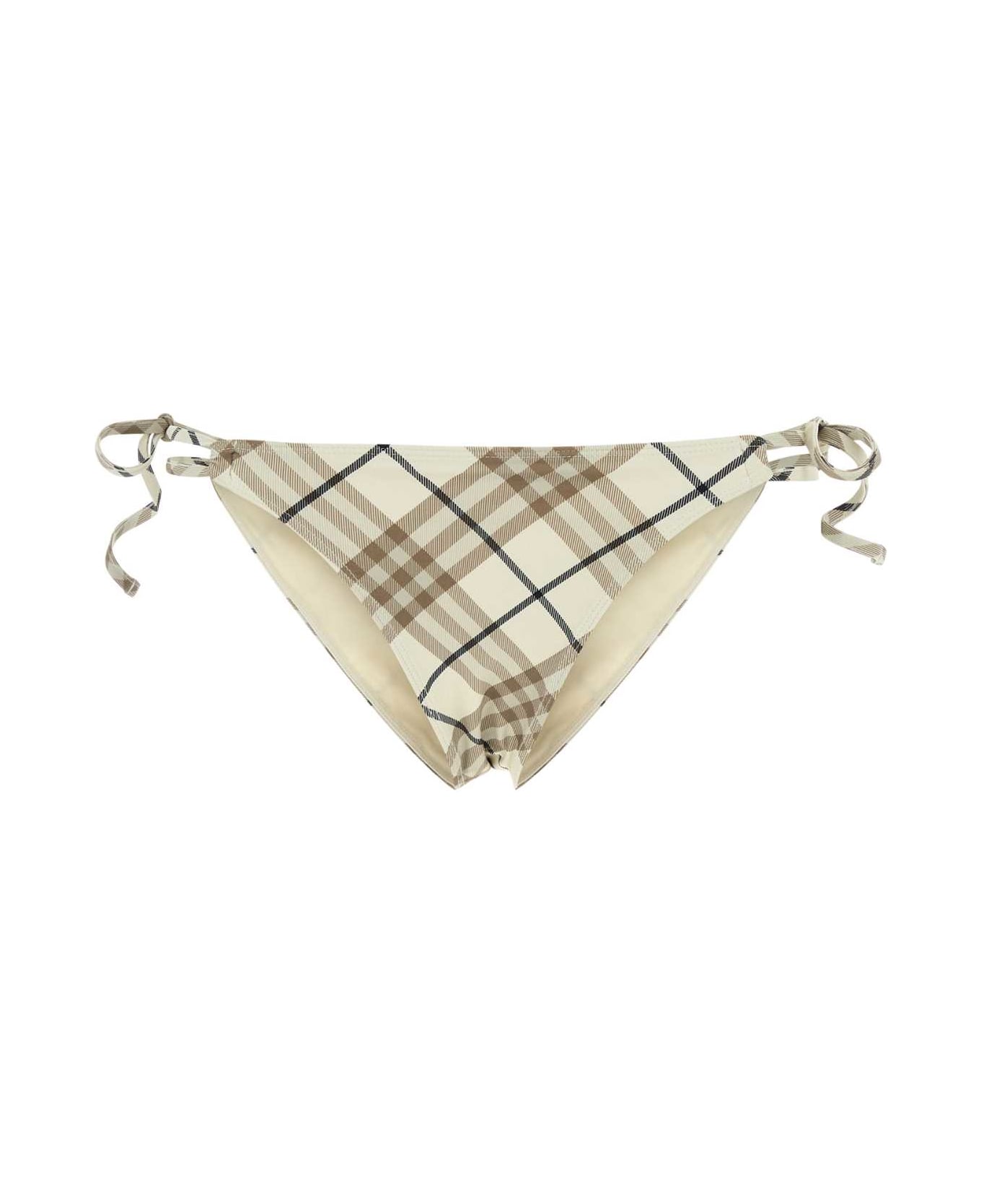 Burberry Printed Stretch Nylon Bikini Bottom - COTTONIPCHECK