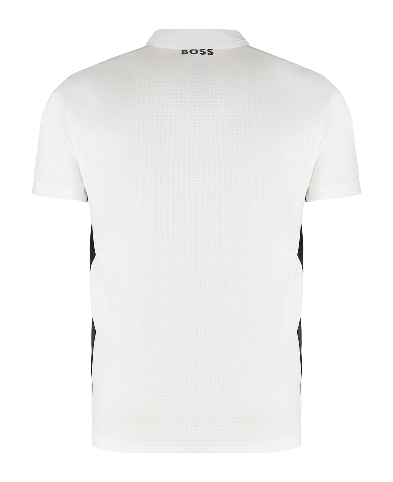 Hugo Boss Technical Fabric Polo Shirt - White