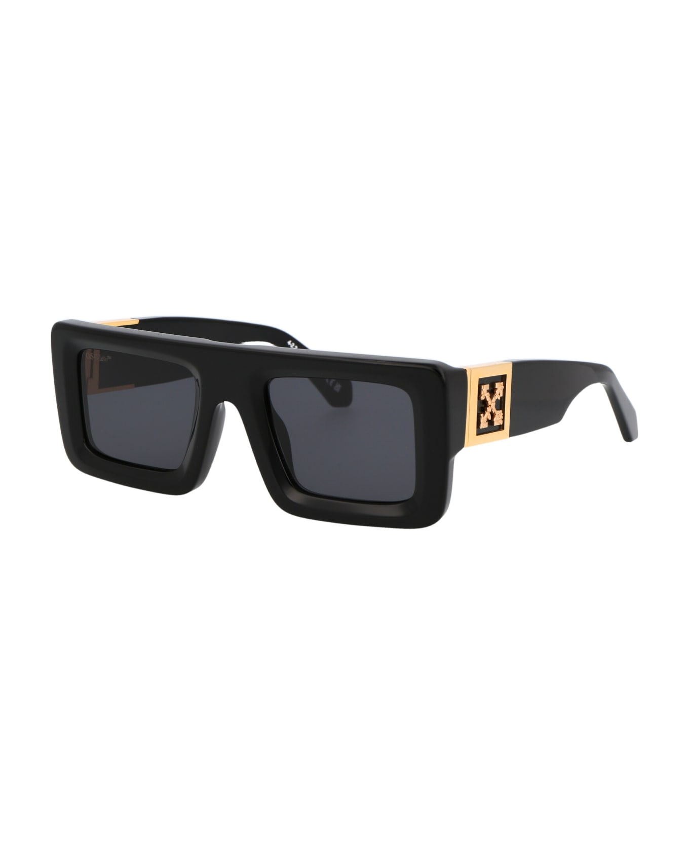 Off-White Leonardo Sunglasses - 1007 BLACK DARK GREY