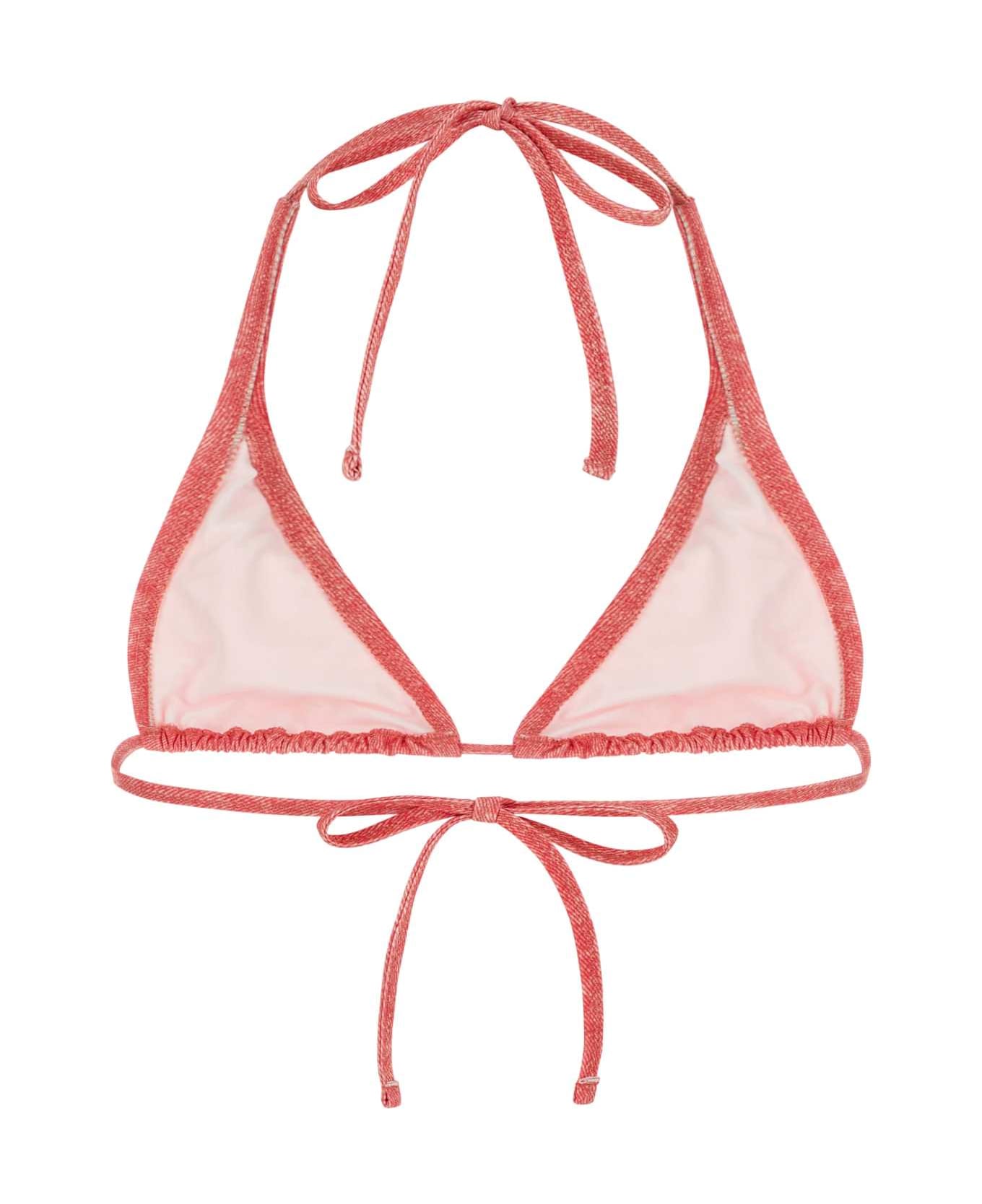 Gimaguas Coral Stretch Polyester Clara Bikini Top - PINK