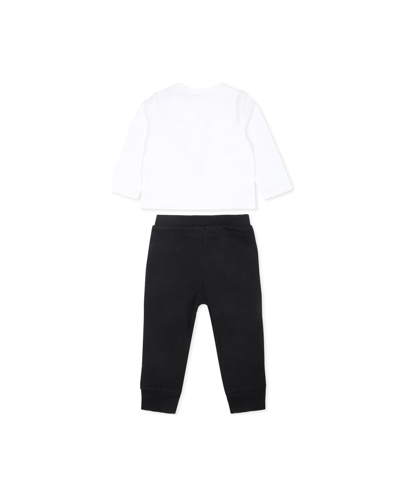 Karl Lagerfeld Kids White Suit For Baby Boy With Karl - Multicolor