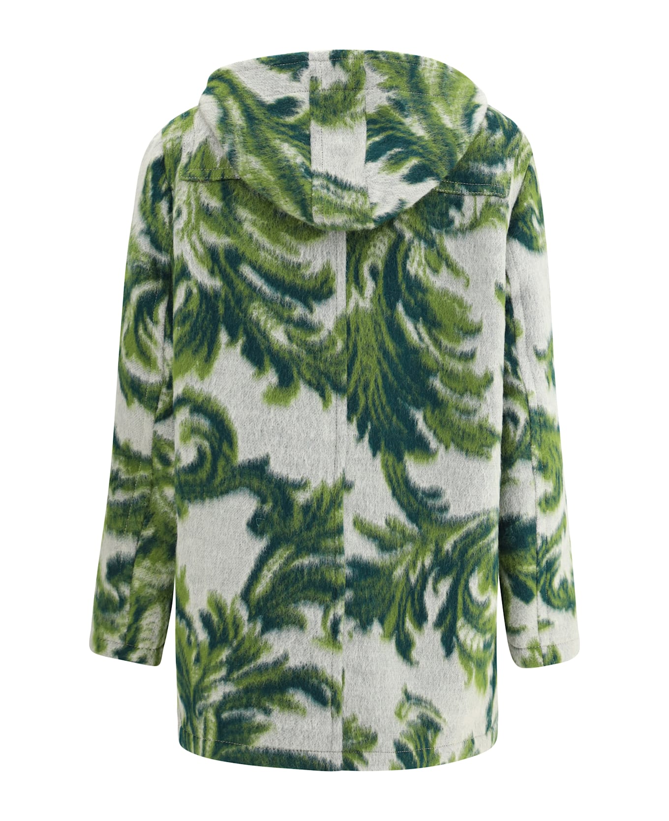Etro Carded Wool Duffle Coat