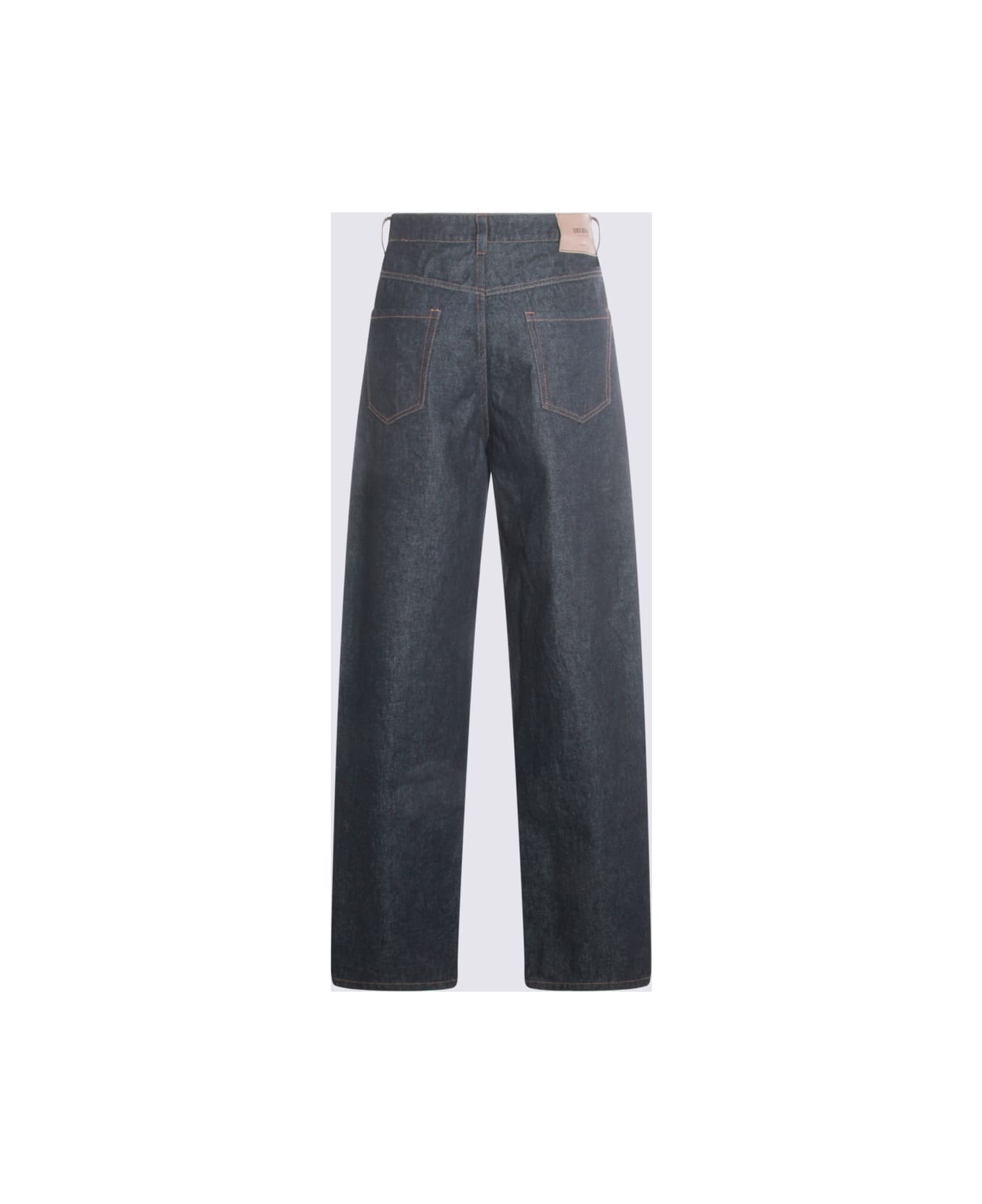 Uma Wang Blue Cotton Phyllis Jeans - Blue