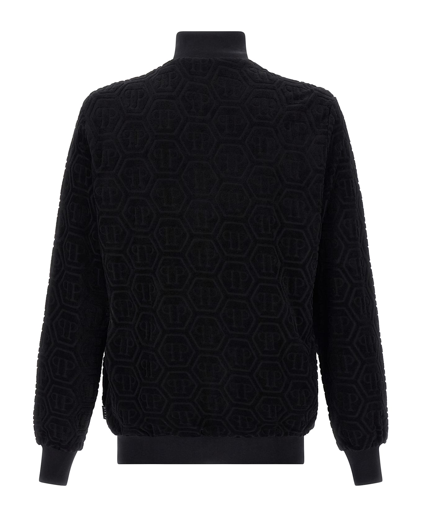 Philipp Plein Jacquard Monogram Sweatshirt - Black  