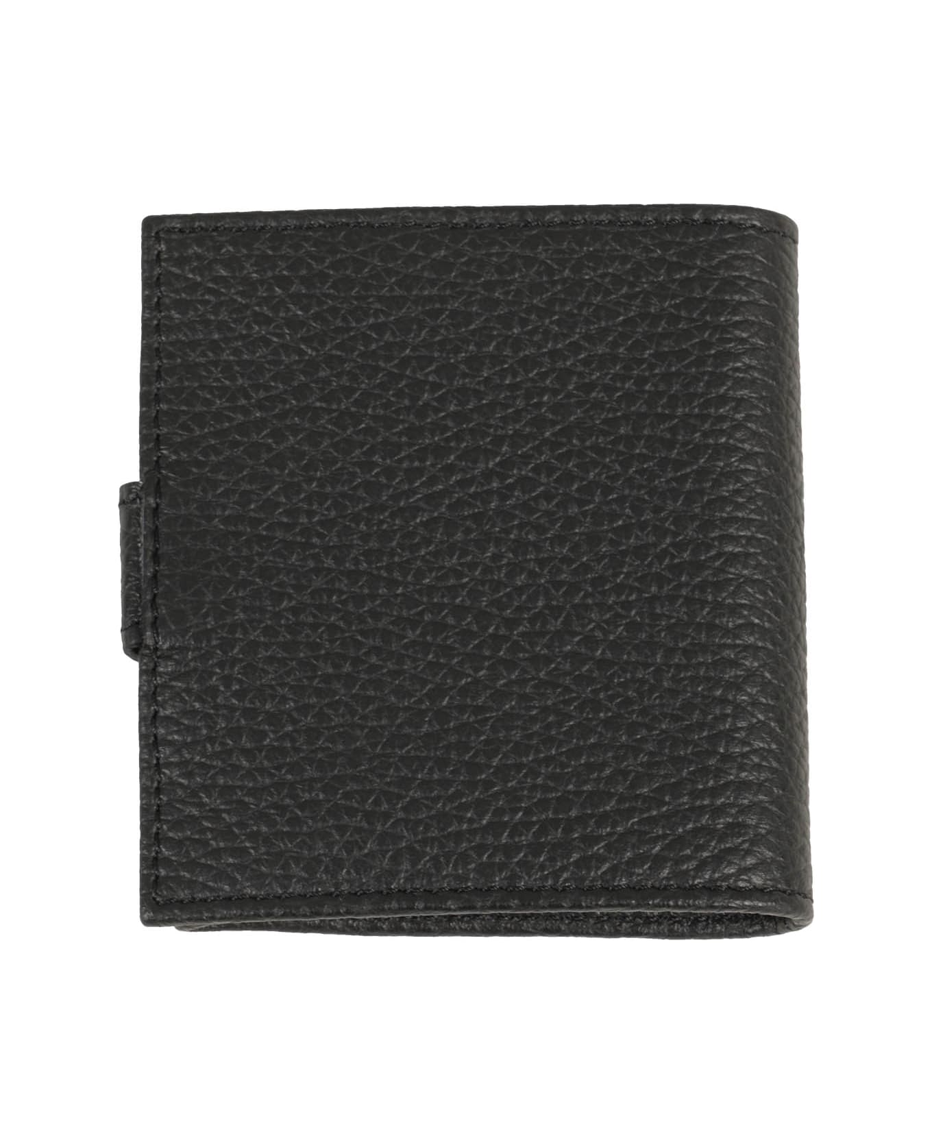 Orciani Leather Wallet - Ner Nero