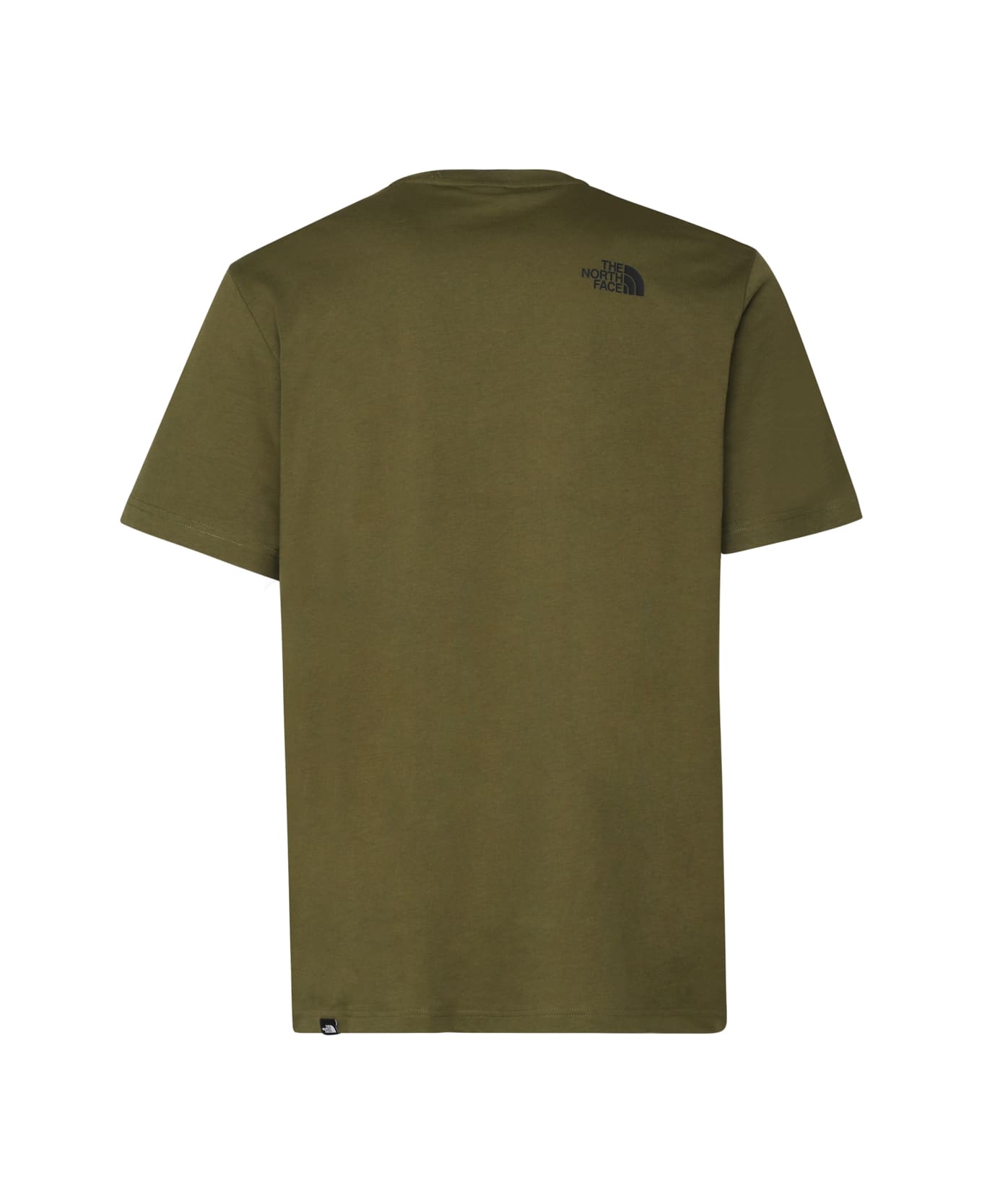 The North Face T-shirt In Blended Cotton - Olive