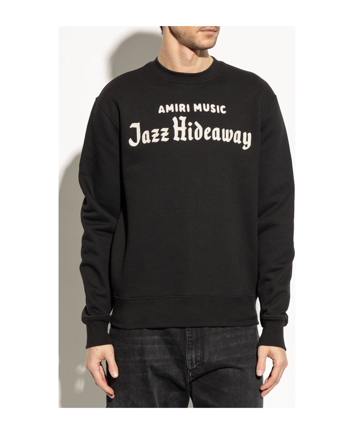 Logo Patch Crewneck Sweatshirt - Thumbnail 3