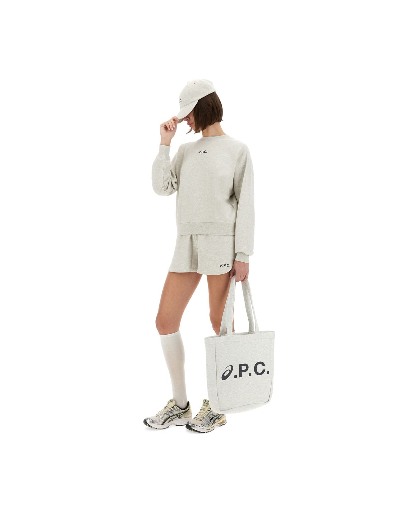 Asics "stone" Sweatshirt - GREY