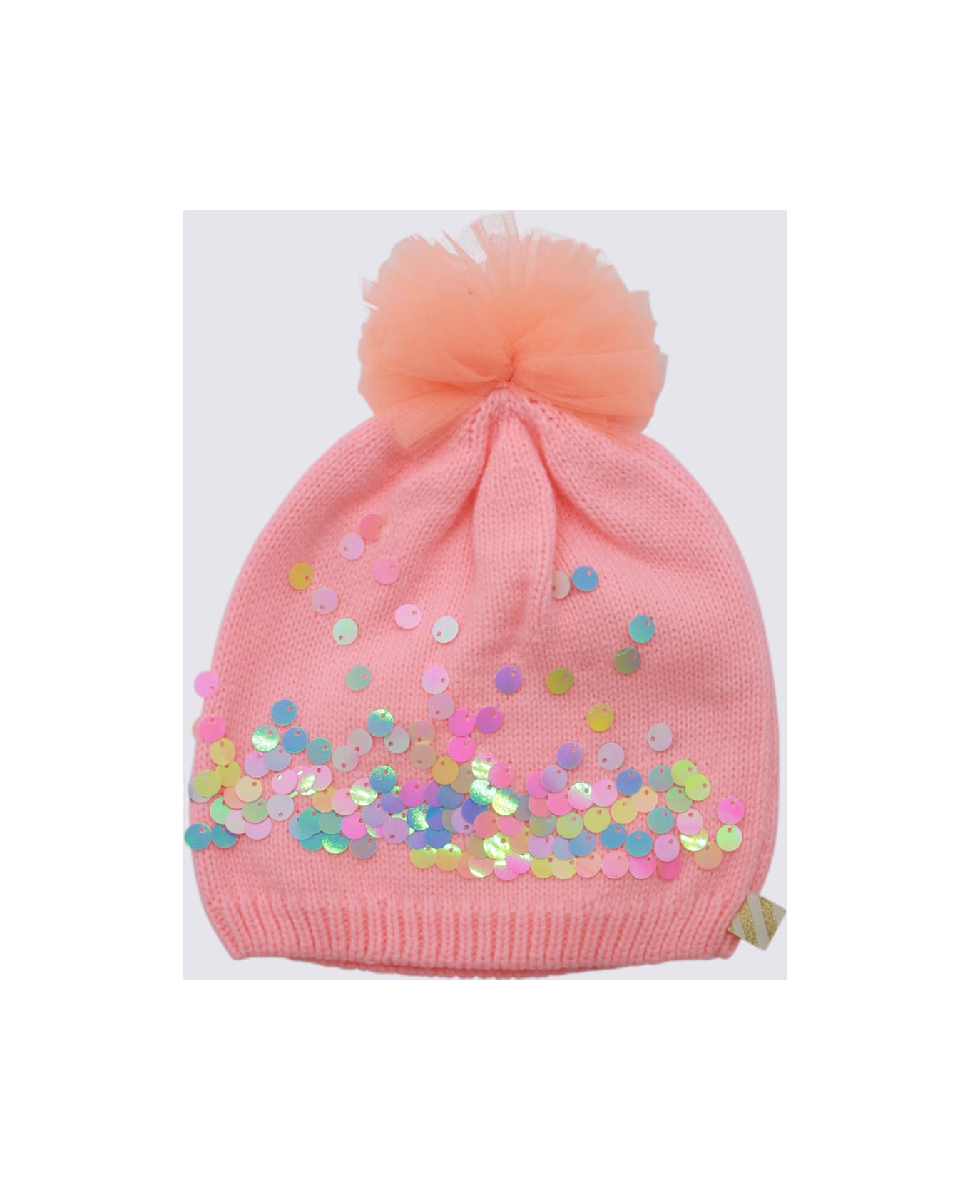 Billieblush Peach Paillettes Beanie - Pink