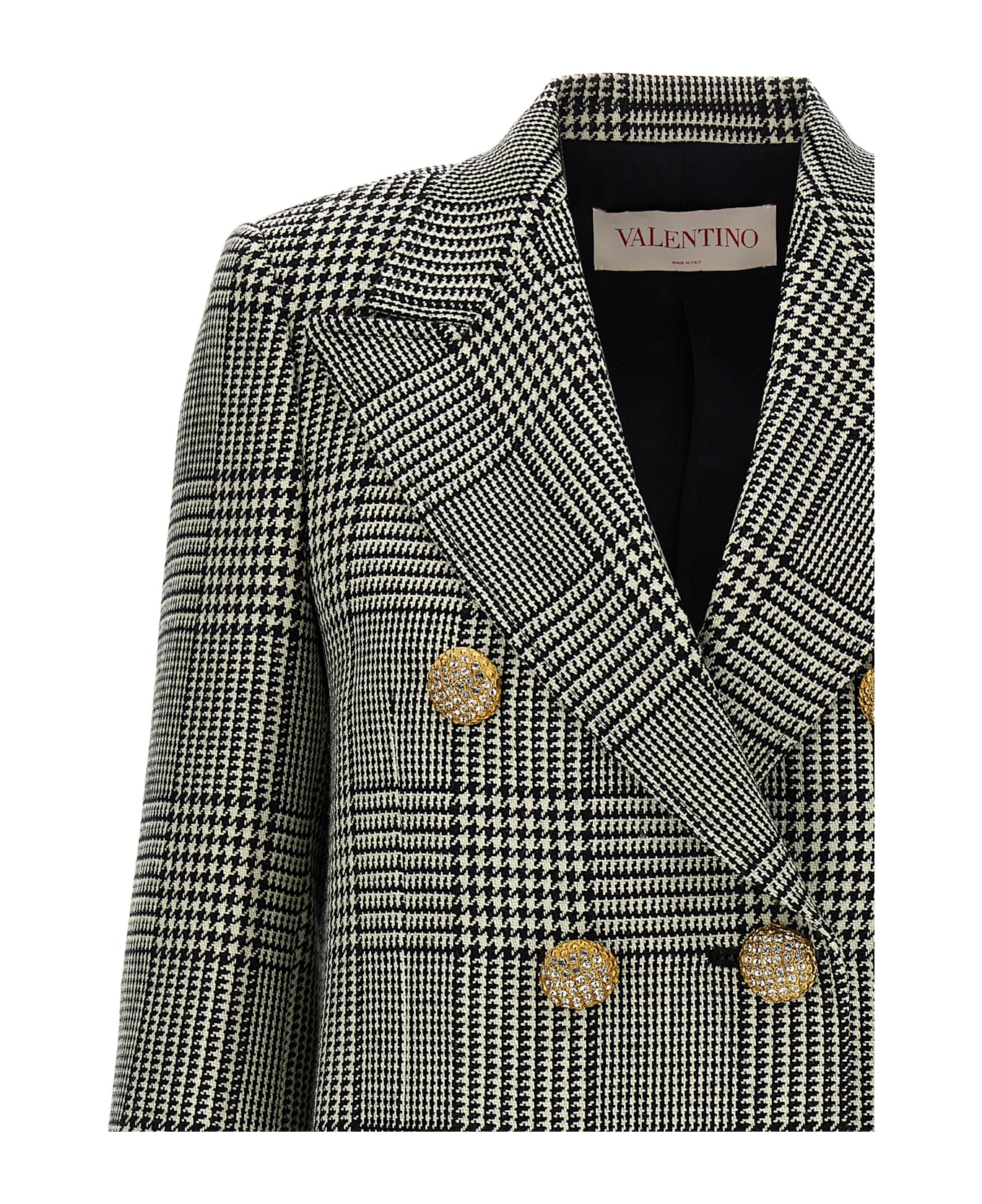 Valentino Garavani Double-breasted Blazer - White/Black