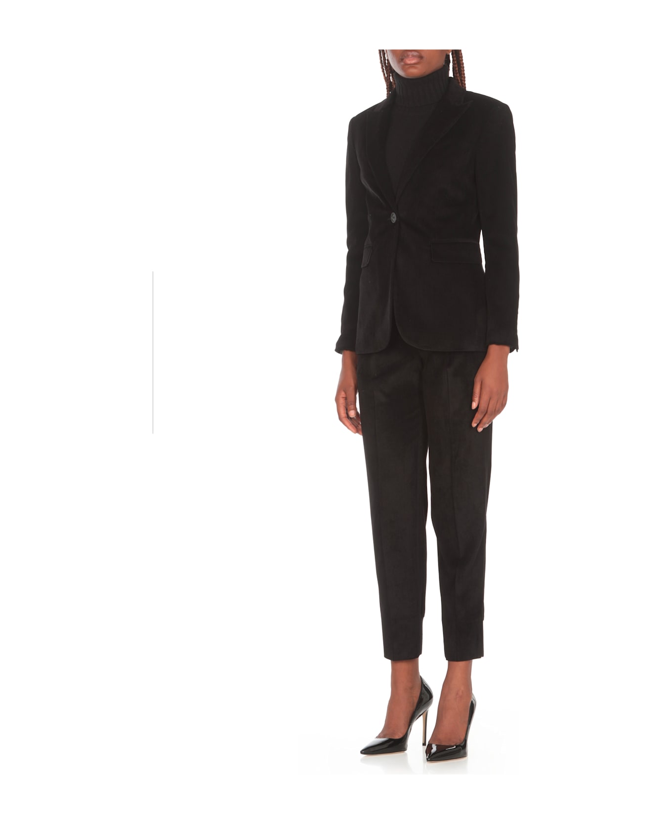 Peserico Corduroy Blazer - Black