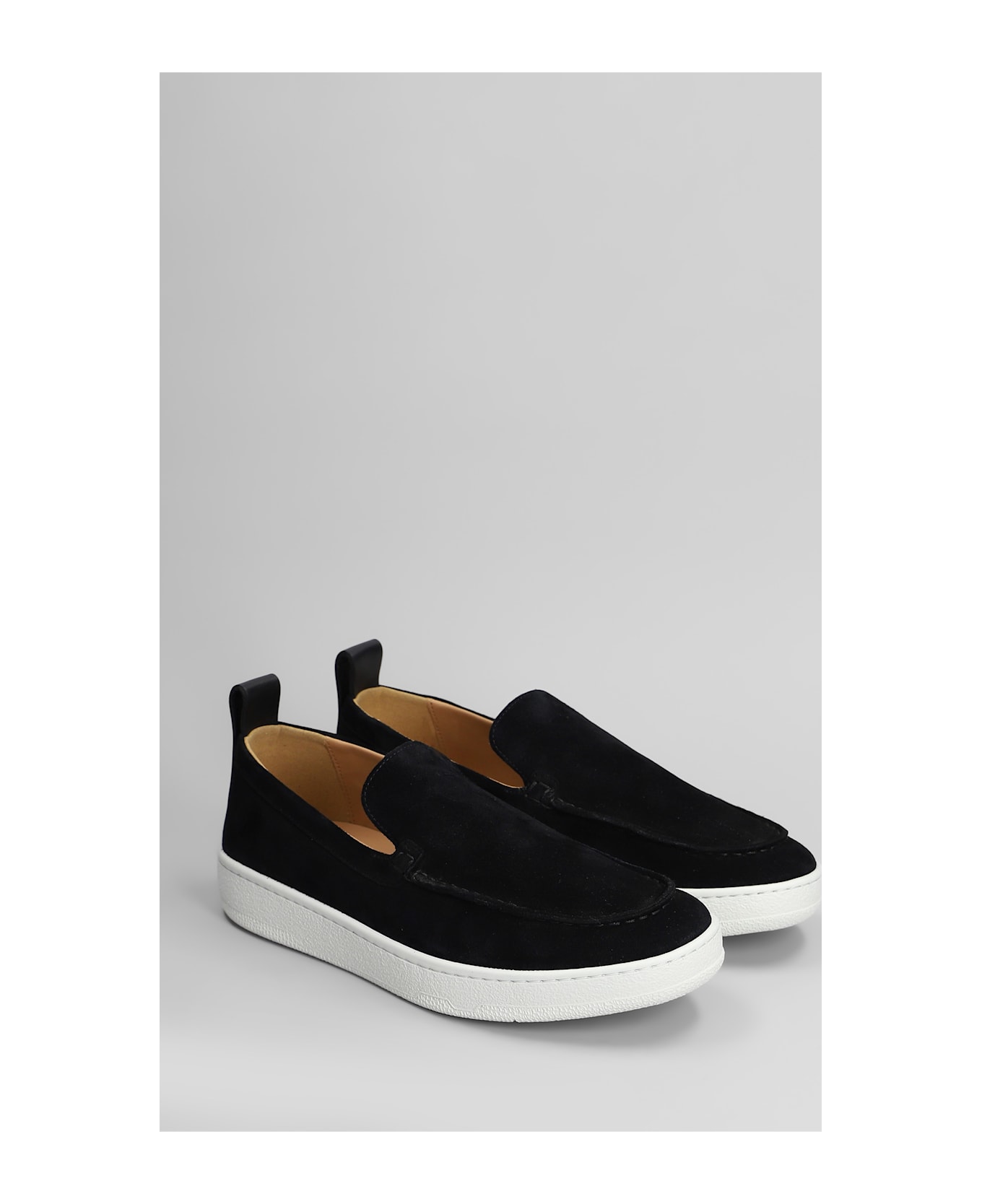 Lanvin Sneakers In Black Suede - black