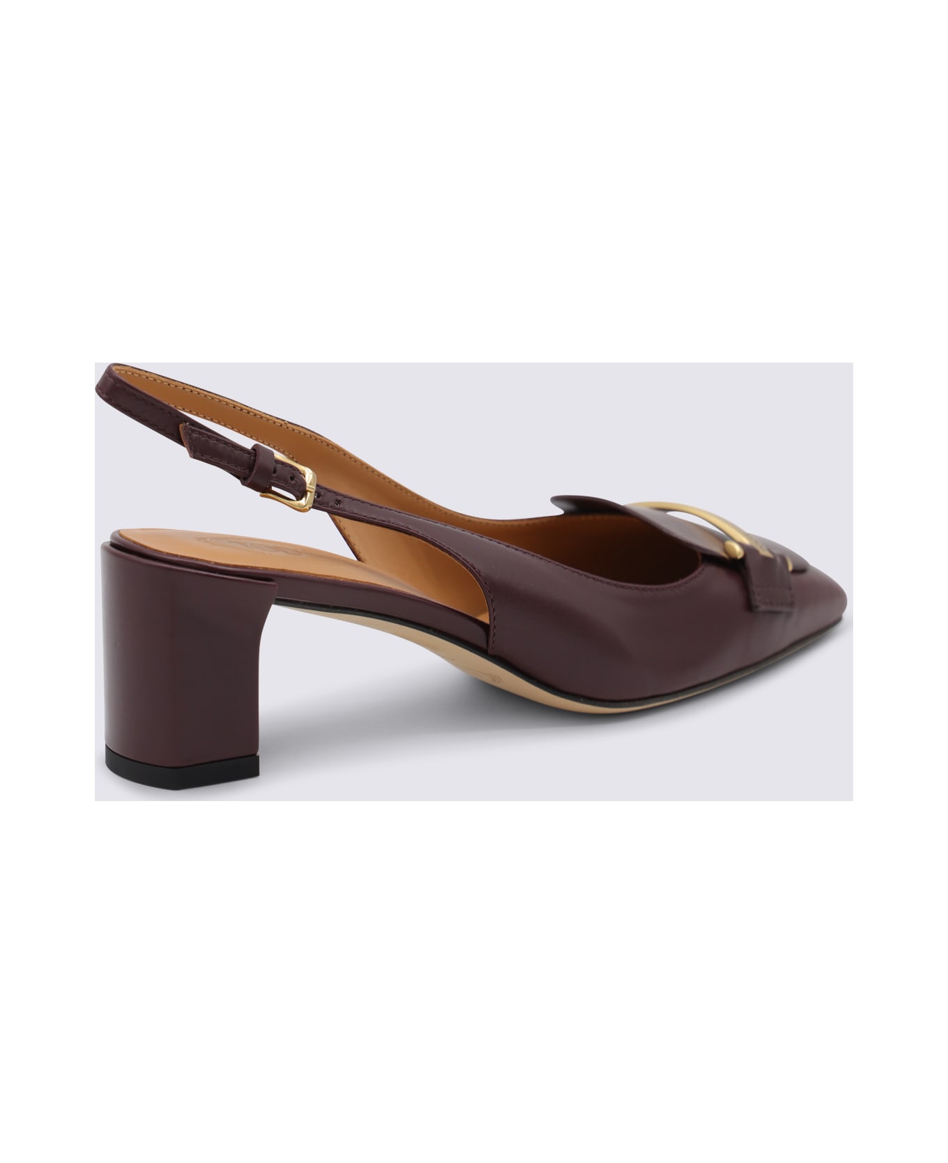 Tod
s Brown Leather Pumps - KRAFT CHIARO