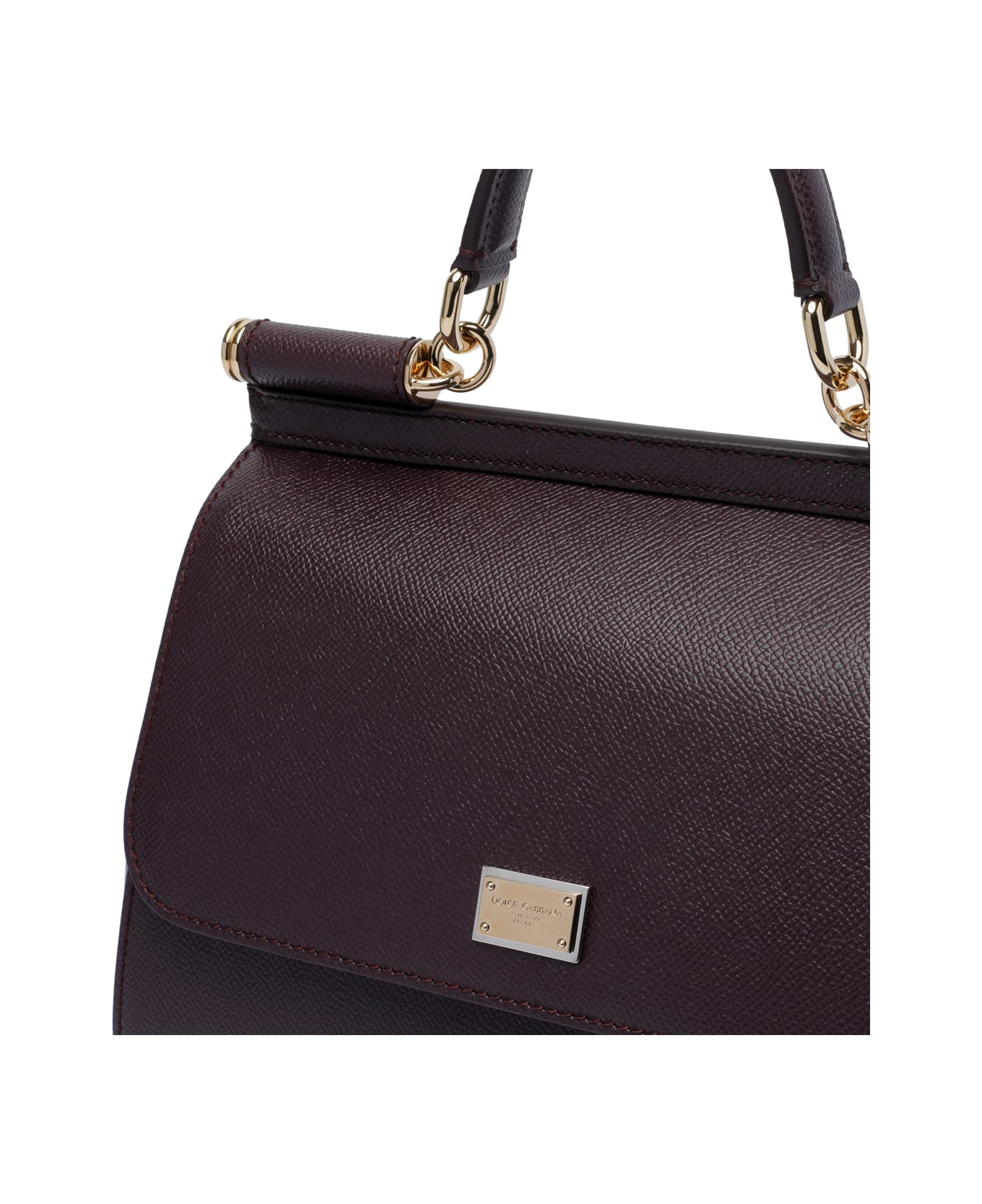 Dolce 
Gabbana Large Sicily Handbag - Purple