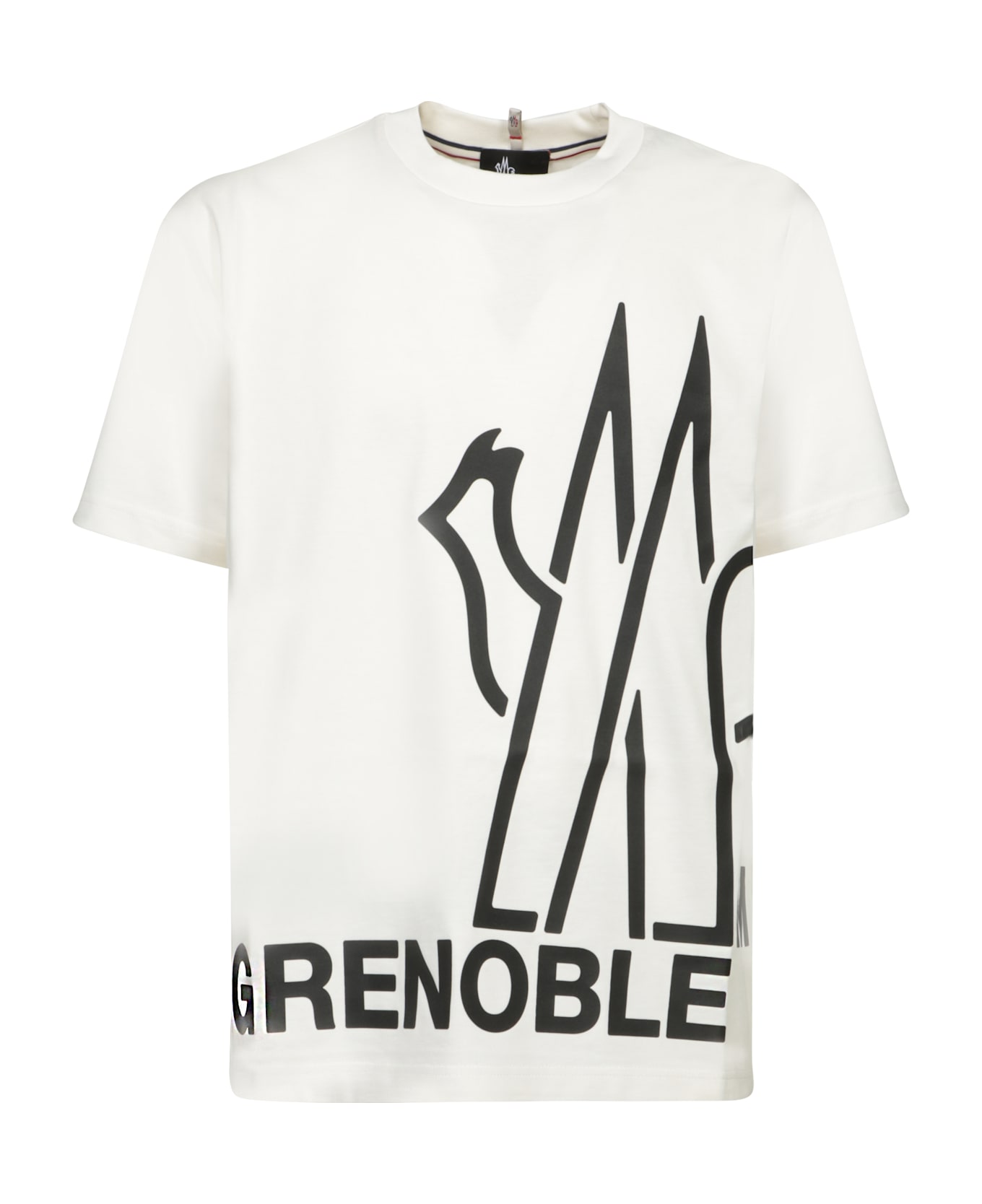 Moncler Grenoble Logo Print T-shirt - White