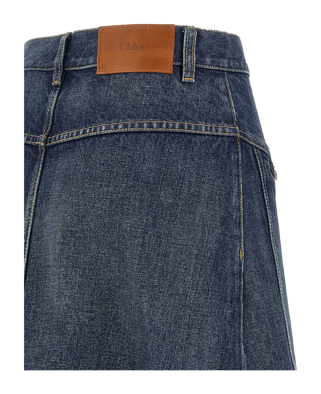 Chloé Denim Skirt - Blue