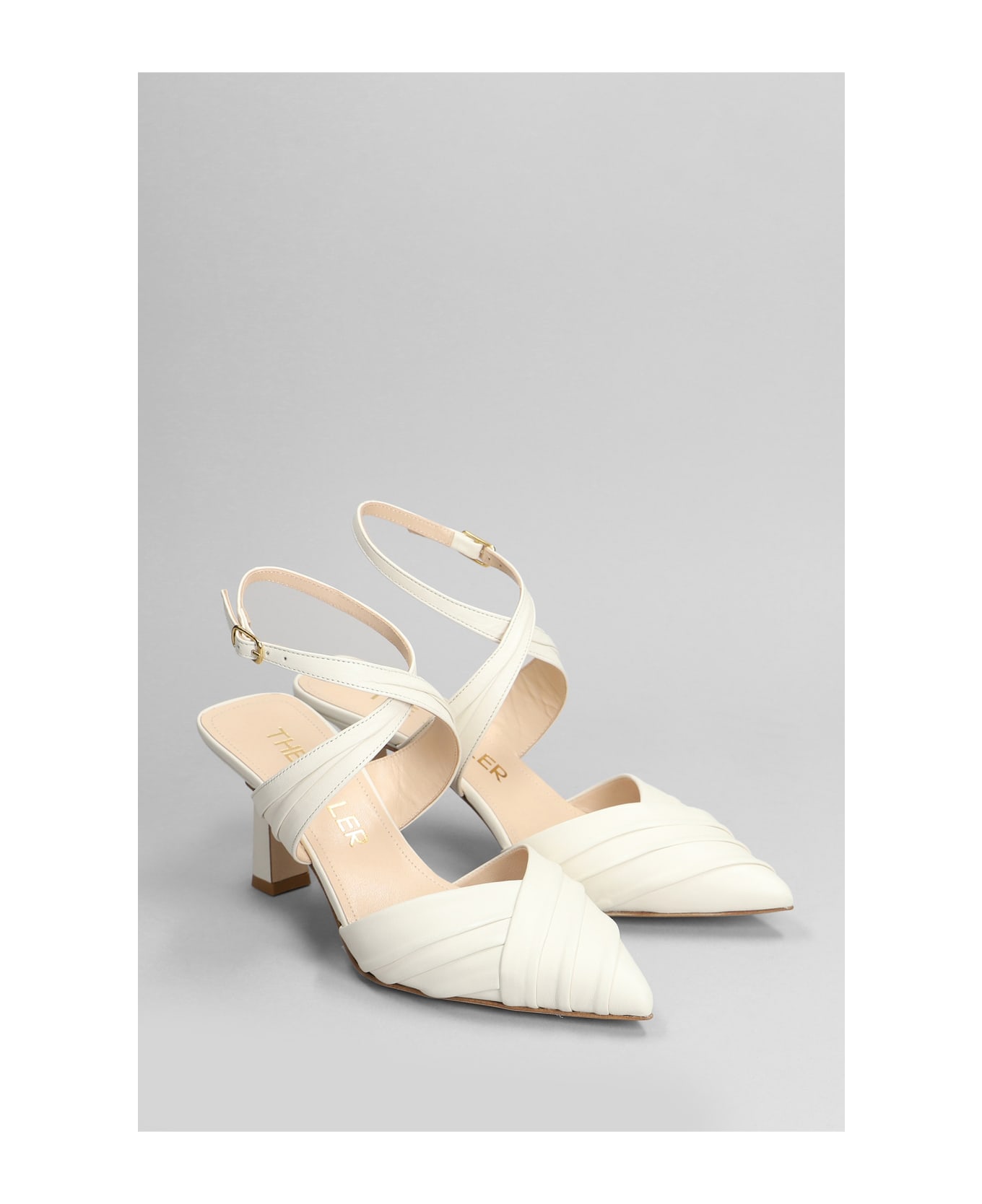 The Seller Pumps In Beige Leather - beige