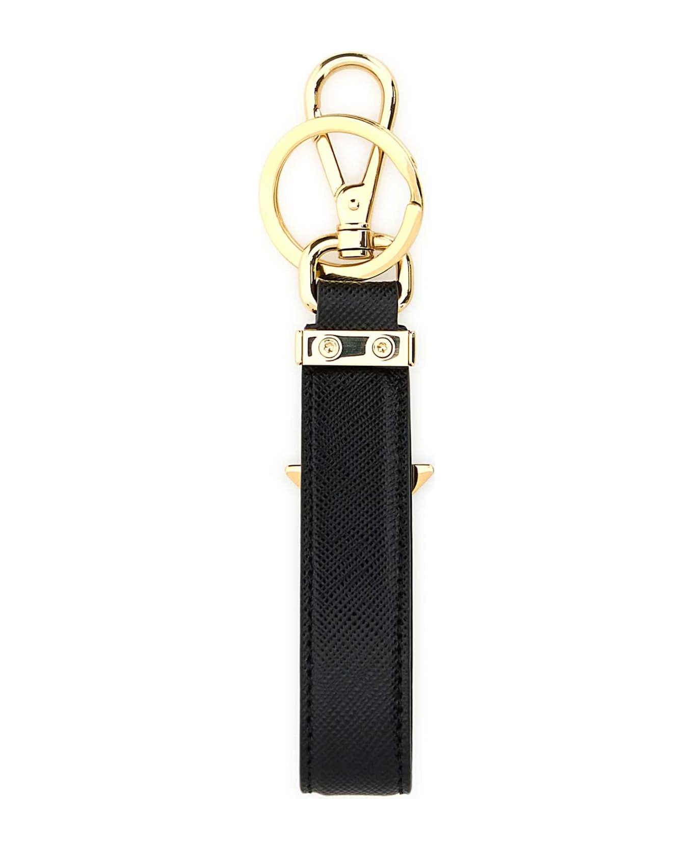 キーケース・キーリング PRADA FW25 Black nylon Trick key chain (2TT1402DMI F0002) Prada Black Nylon Trick Key Chain | italist